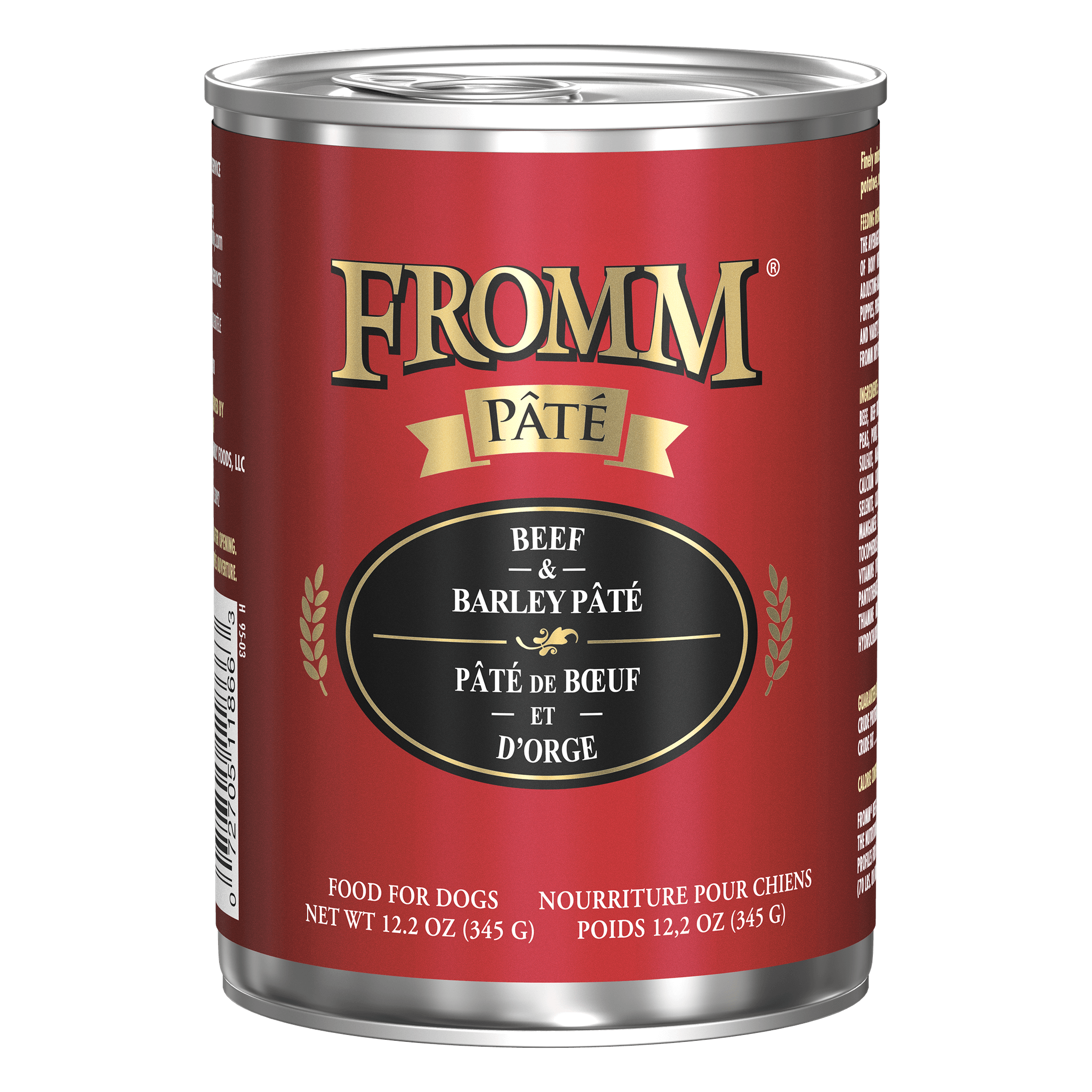 Fromm Pâté Beef & Barley Pâté can #12.2 OZ