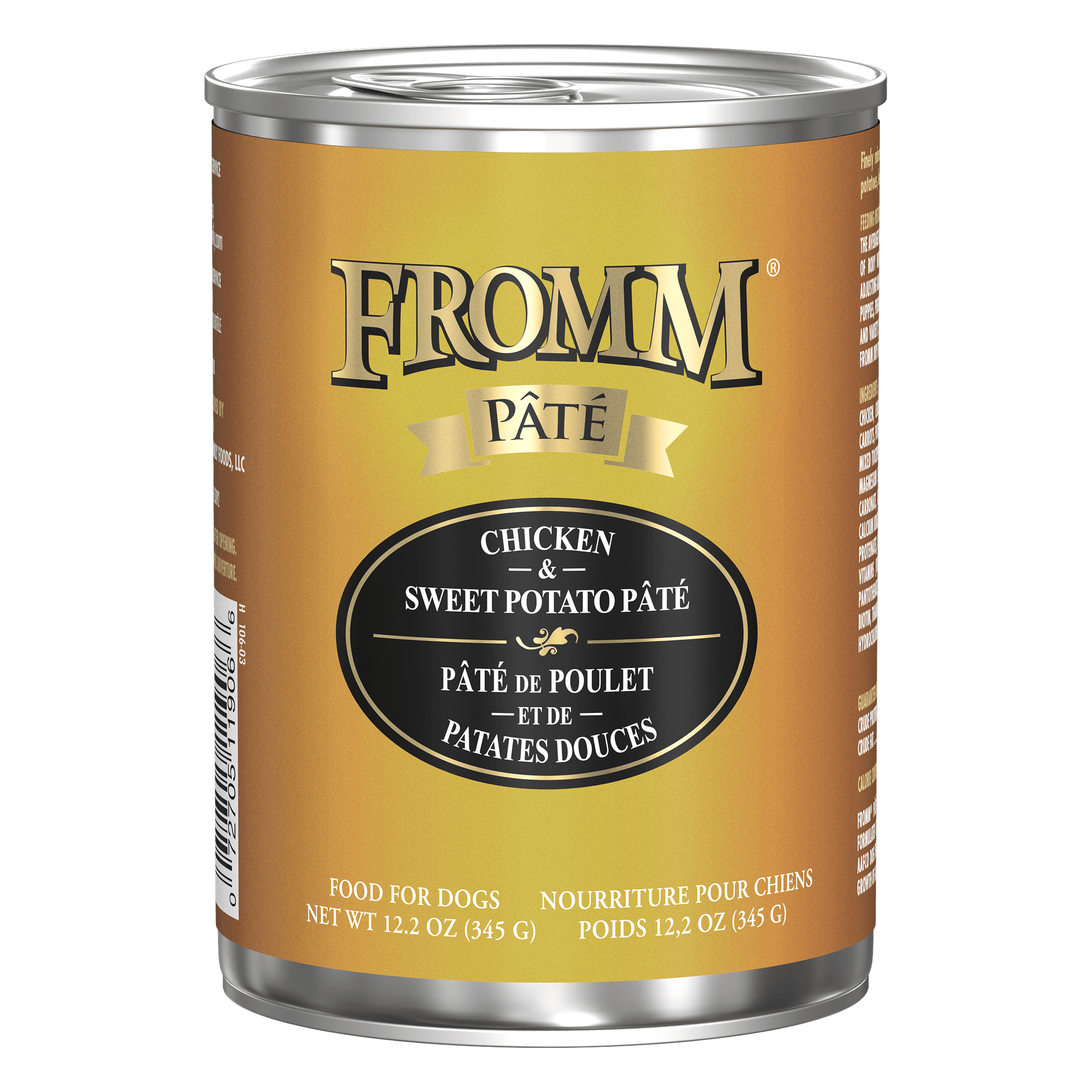Fromm Pâté Chicken & Sweet Potato Pâté can