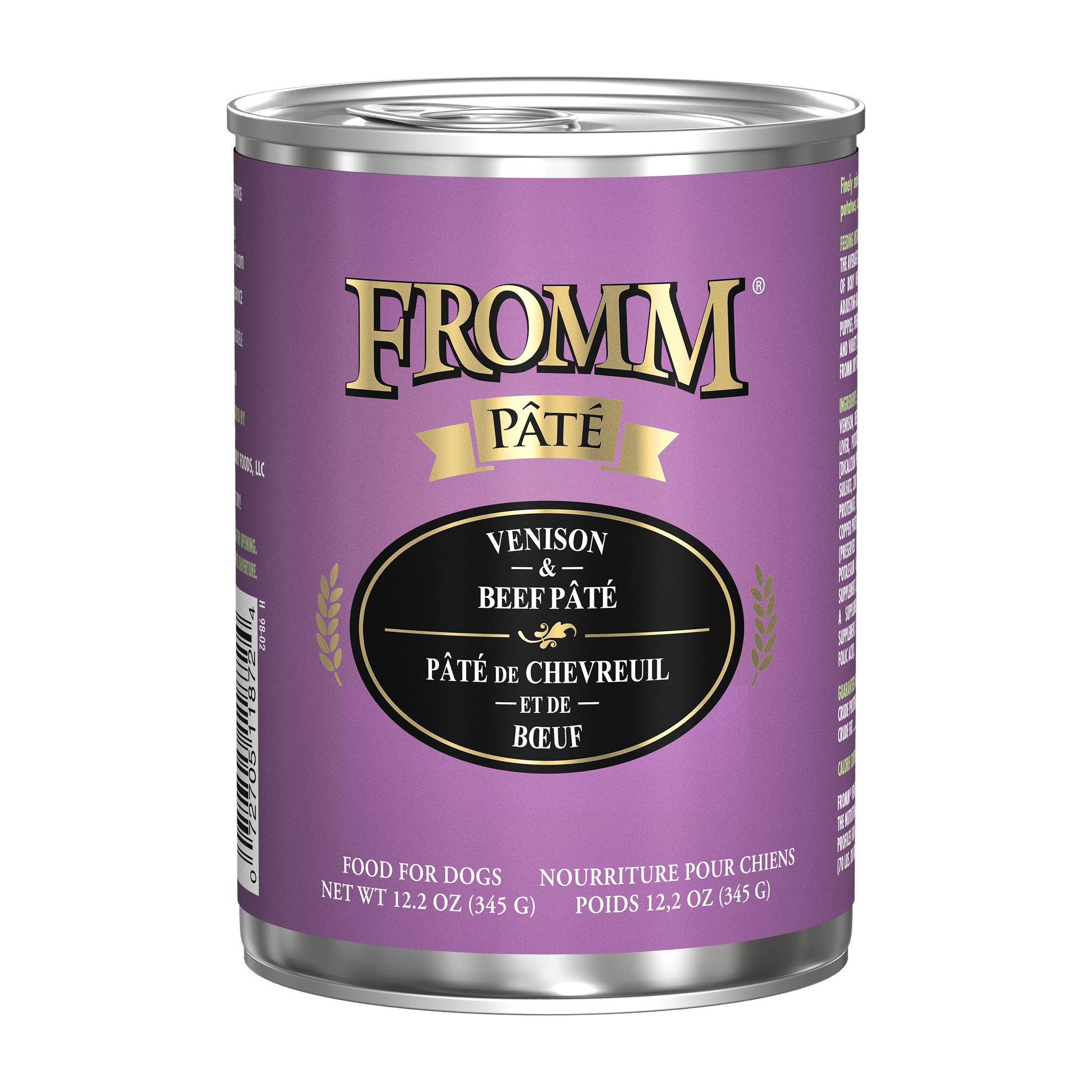 Fromm Pâté Venison & Beef Pâté can