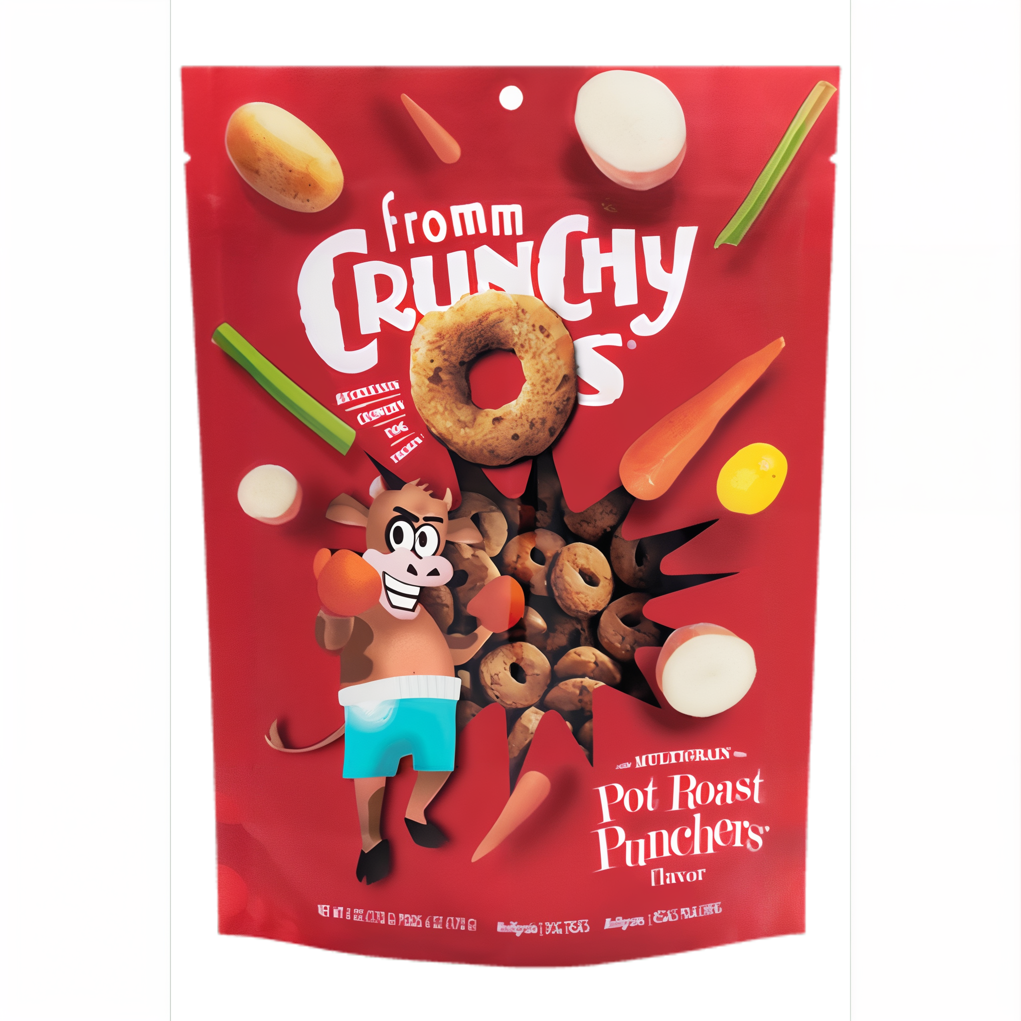 Fromm Crunchy O's Pot Roast Punchers Dog Treats, 6 oz bag #6 oz