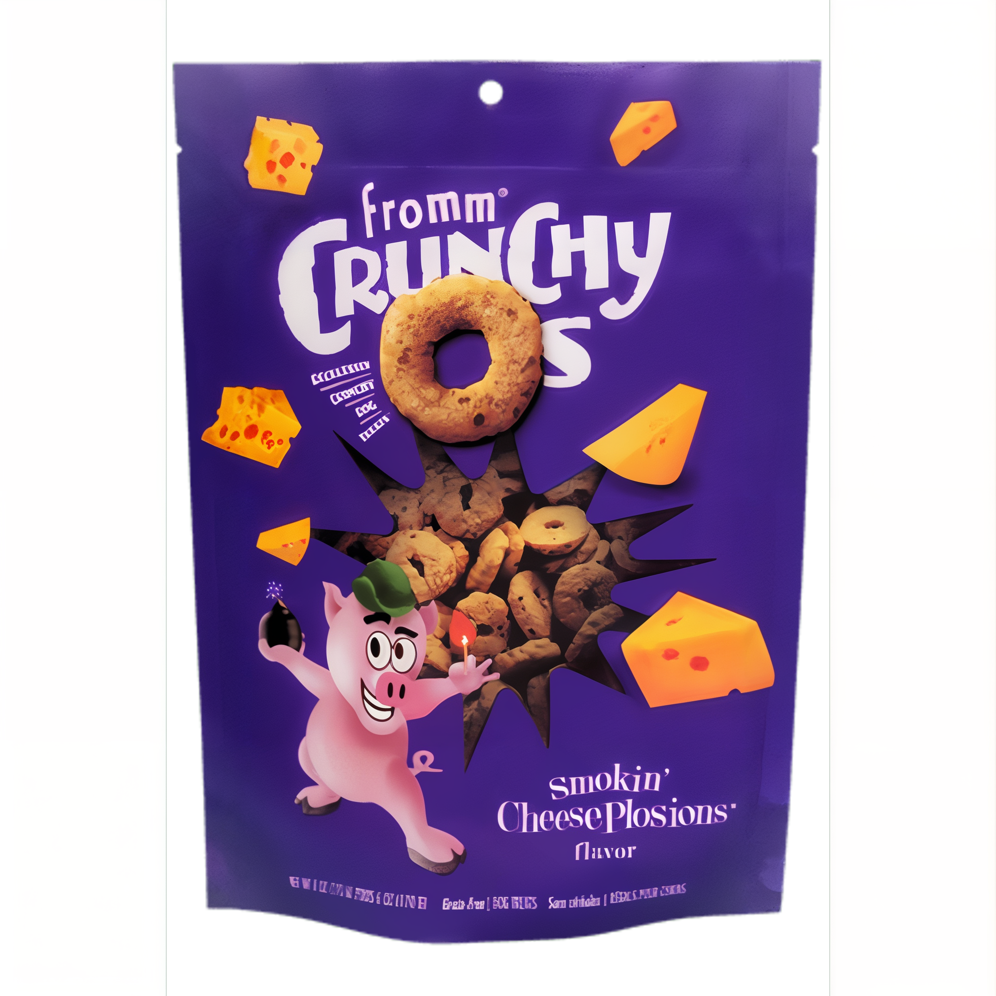 Fromm Crunchy O's Smokin CheesePlosions Dog Treats