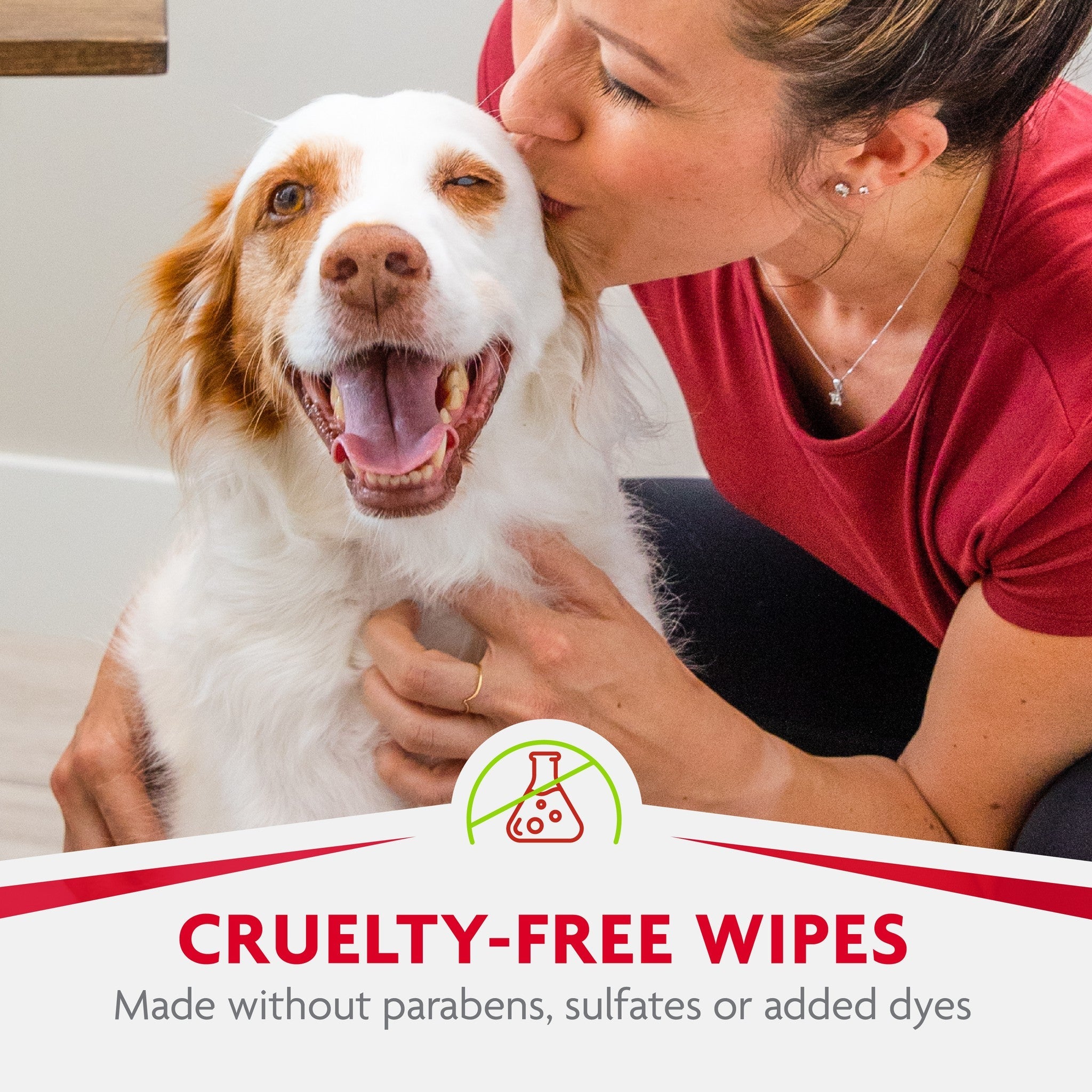 FURminator deShedding wipes are cruelty-free with no parabens sulfates or added dyes