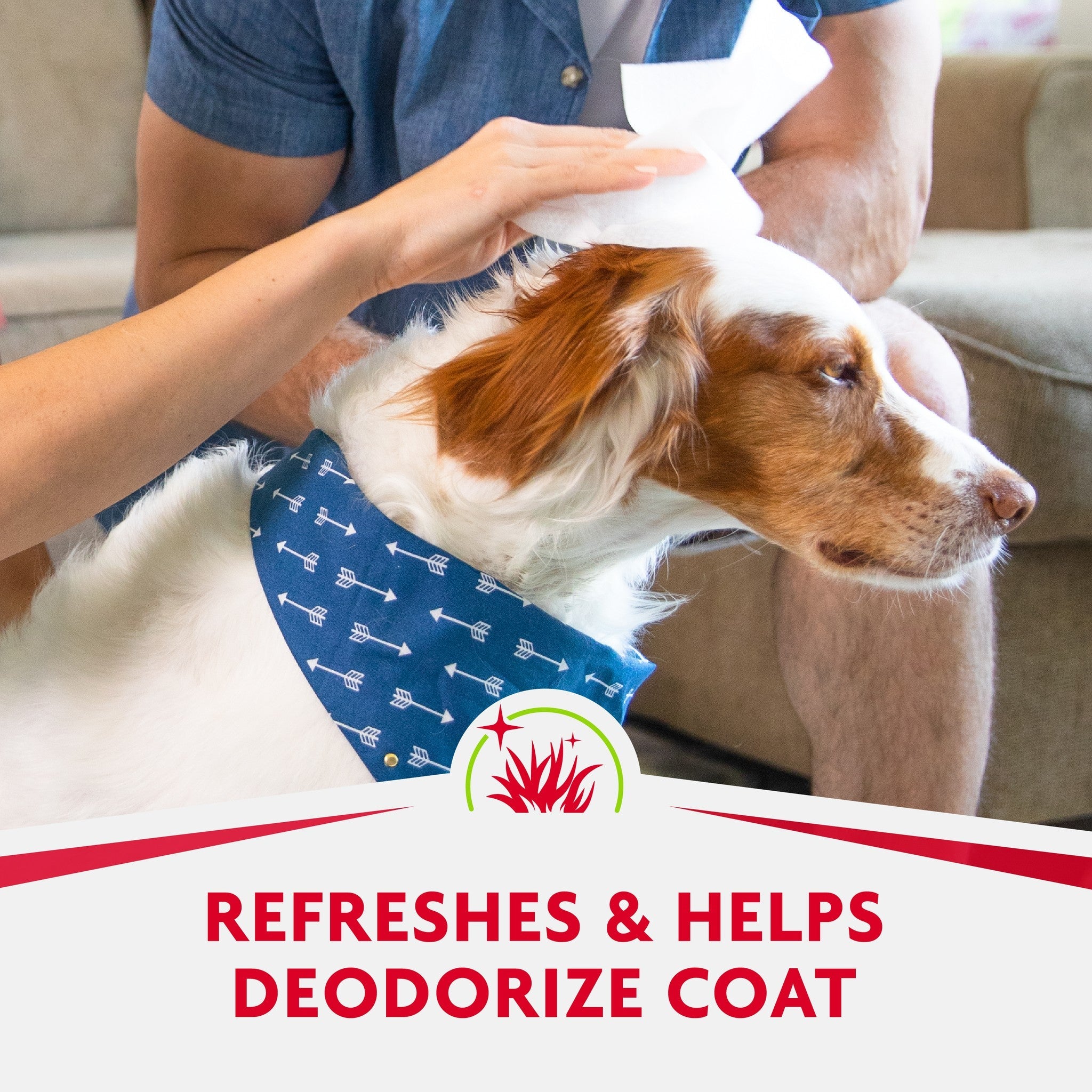 FURminator deShedding wipes refresh and help deodorize a dog coat