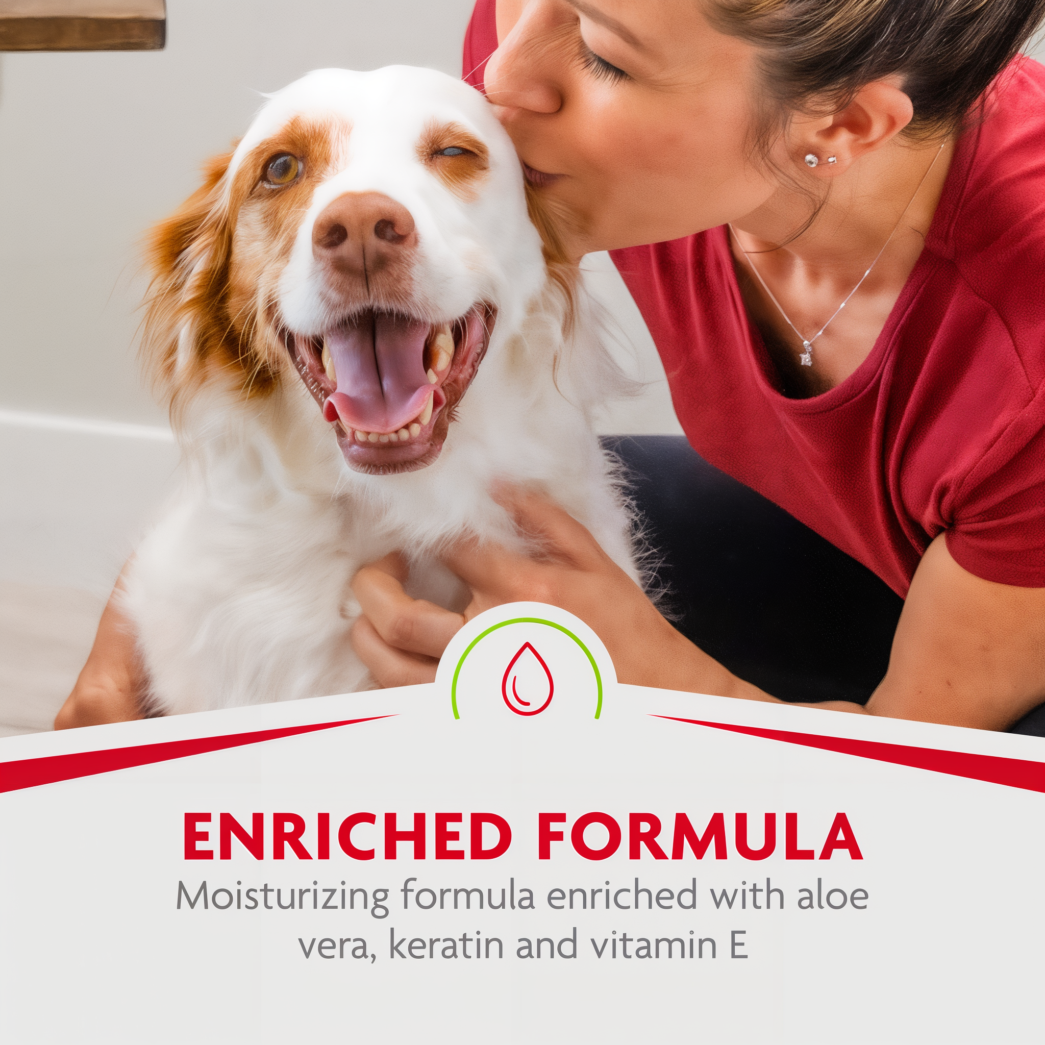 FURminator deShedding Waterless Spray enriched moisturizing formula with aloe vera, keratin and vitamin E