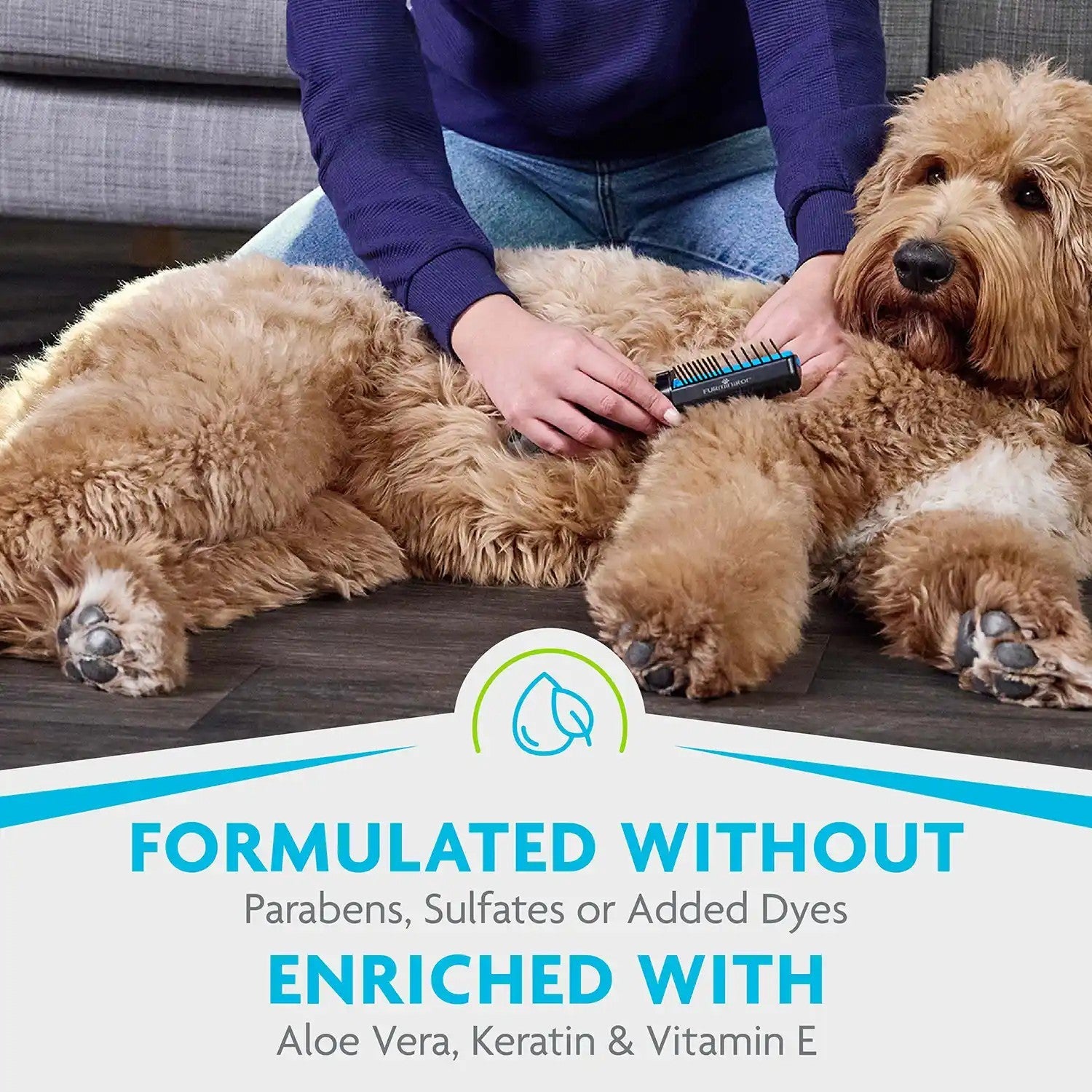 Formulated without sulfates, parabens, or added dyes