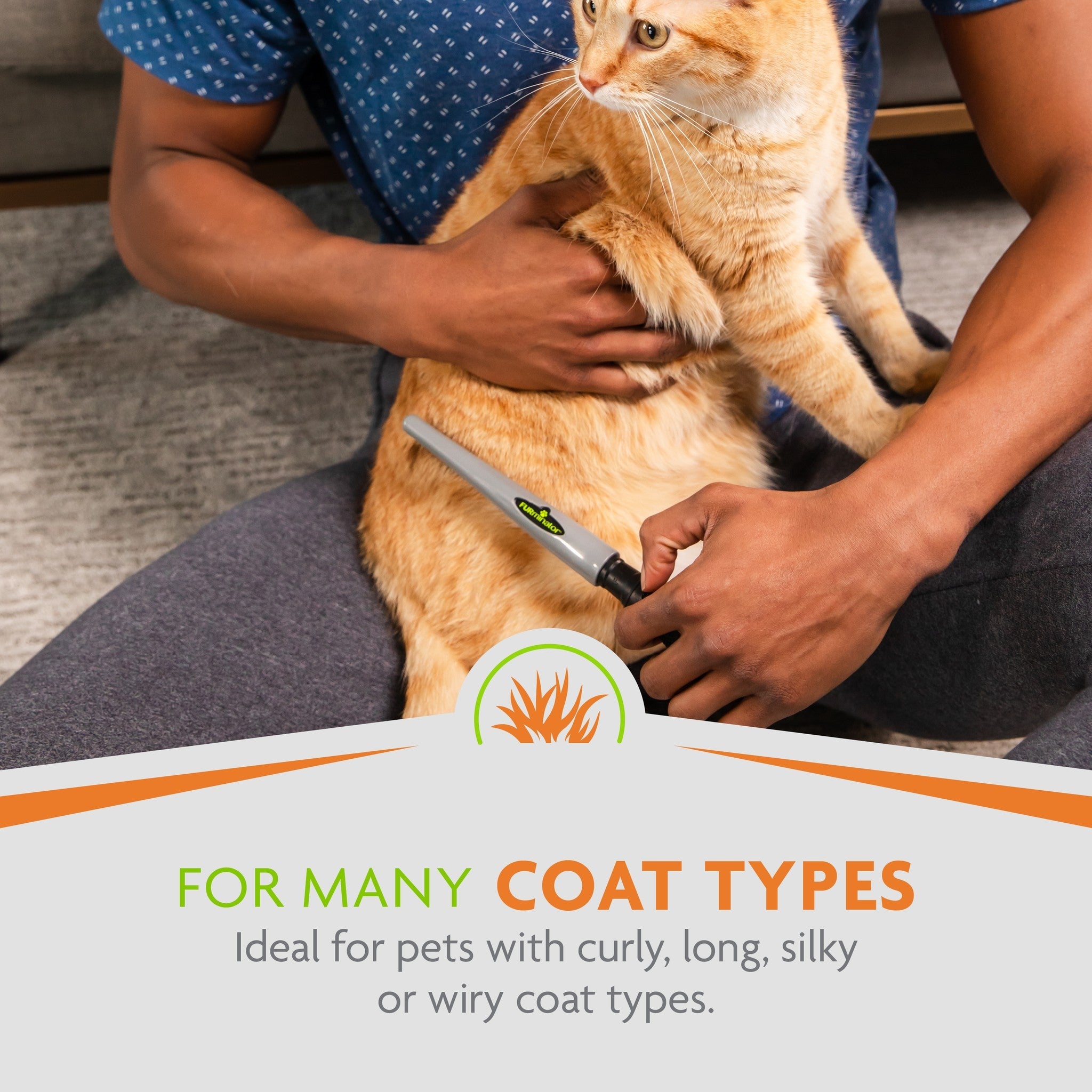 Ideal for pets with curly, long, silky or wiry coat types
