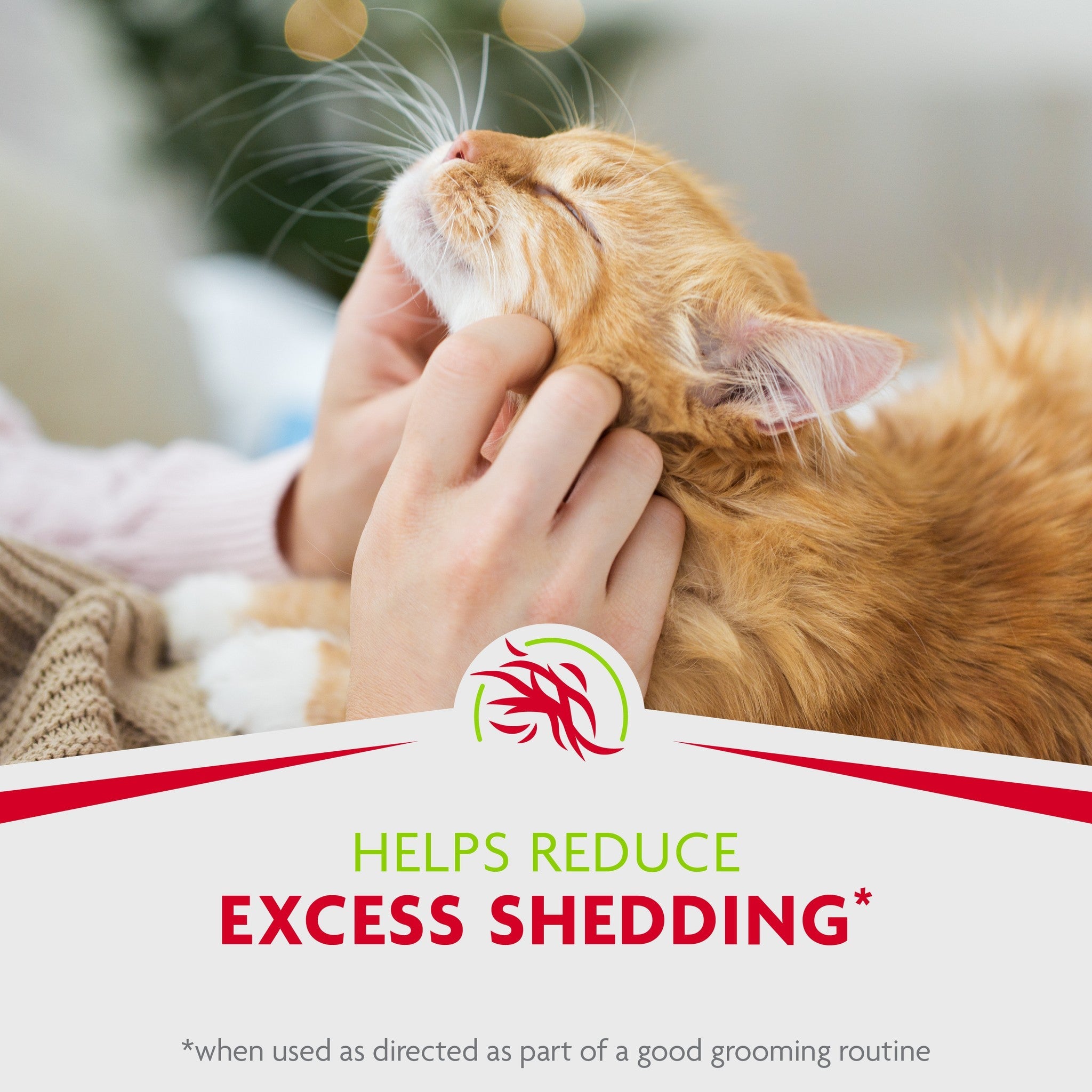 Helps reduce excess shedding and hairballs