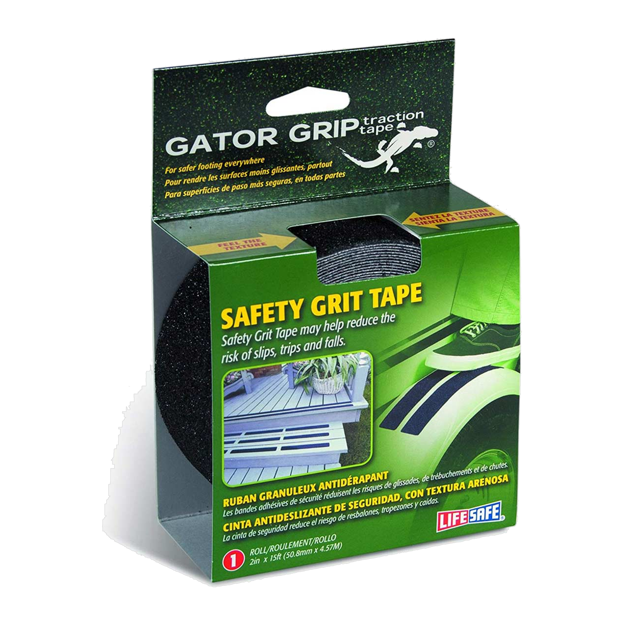 Gator Grip safety grit tape retail packaging