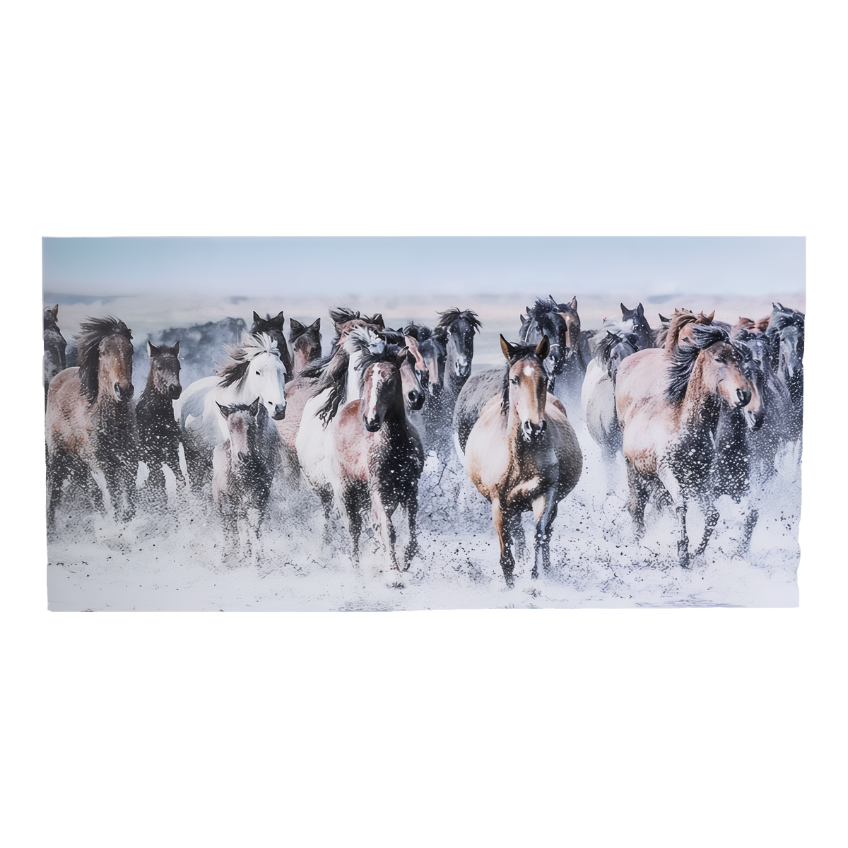 Giftcraft Inc Running Horses in the Water Canvas Wall Art -- product image
