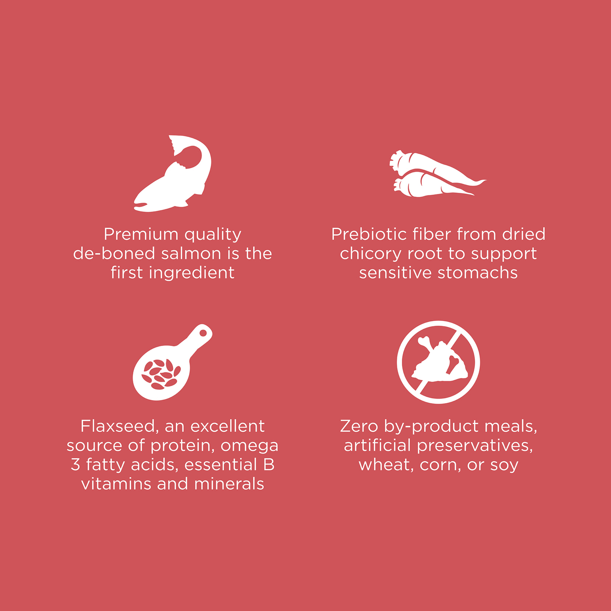 Go! Solutions Sensitivities Limited Ingredient Grain-Free Salmon Recipe recipe highlights