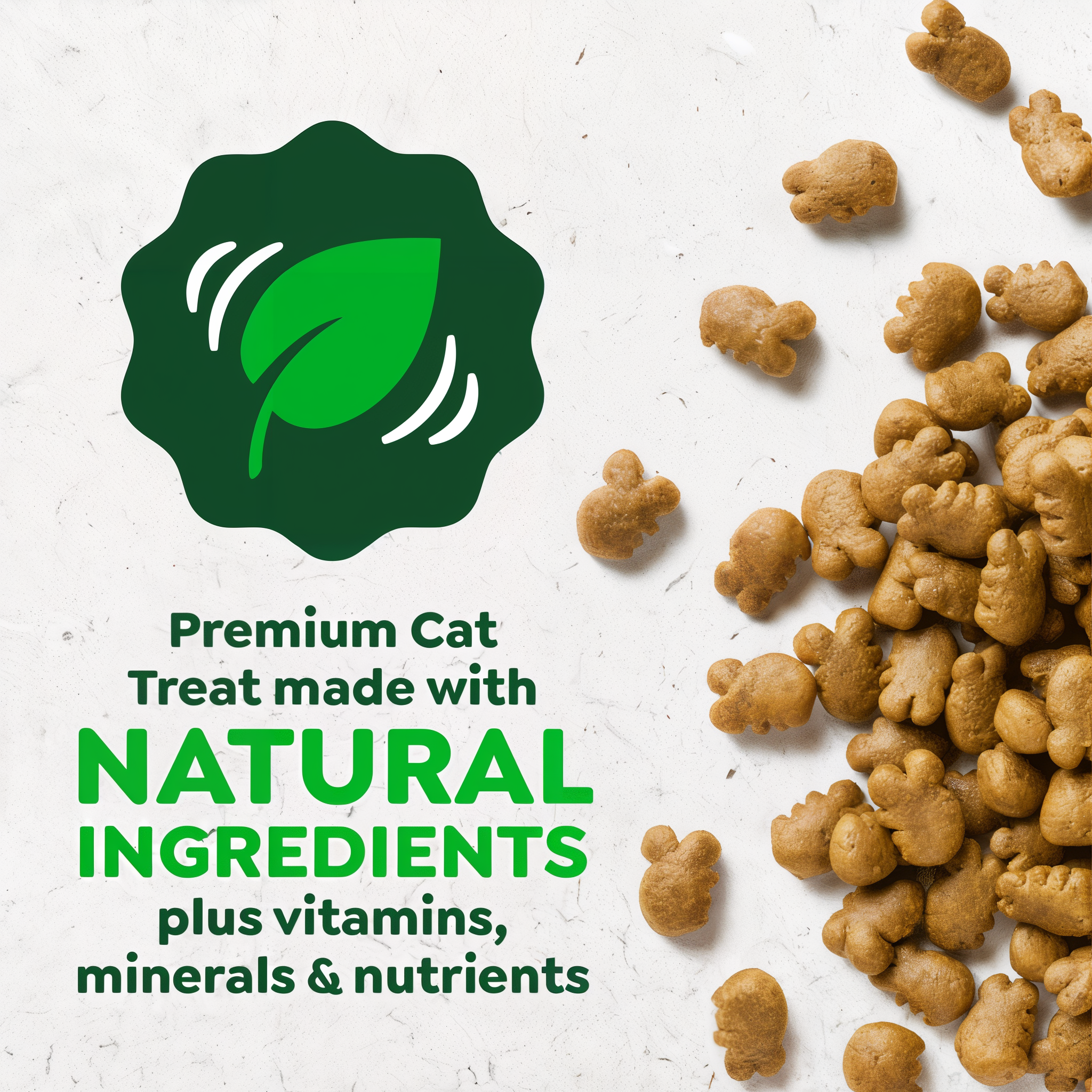 Greenies Feline Dental Oven Roasted Chicken Flavor Cat Treats made with natural ingredients plus vitamins minerals and nutrients