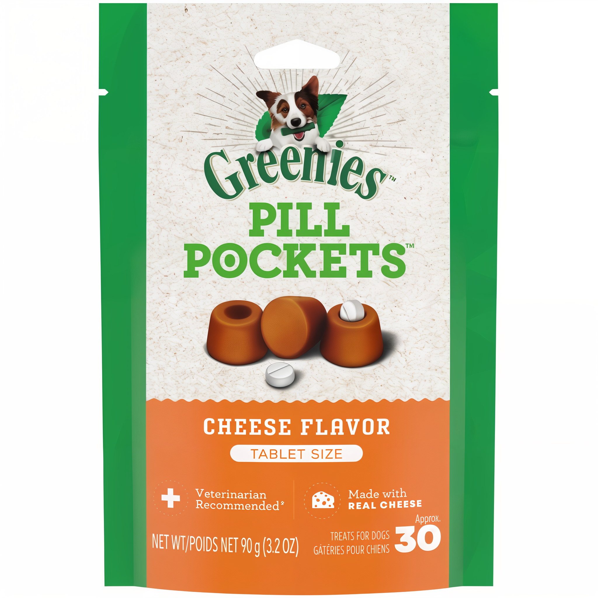 Greenies Pill Pockets Cheese Flavor Capsule Size Soft Treats For Dogs