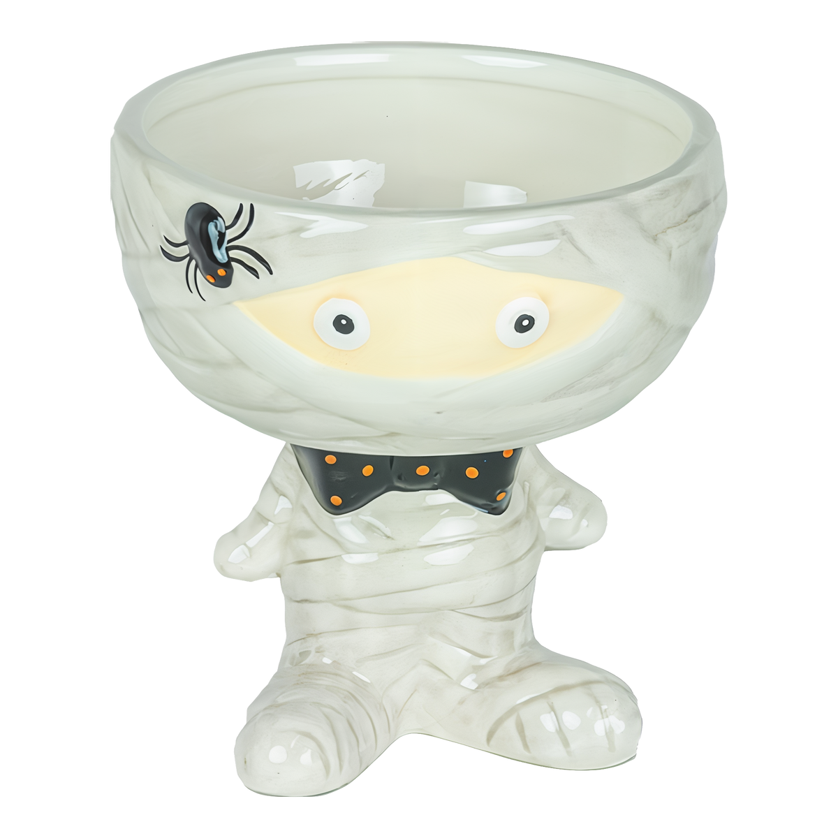 Hanna's Handiworks Halloween Mummy Candy Bowl -- product image
