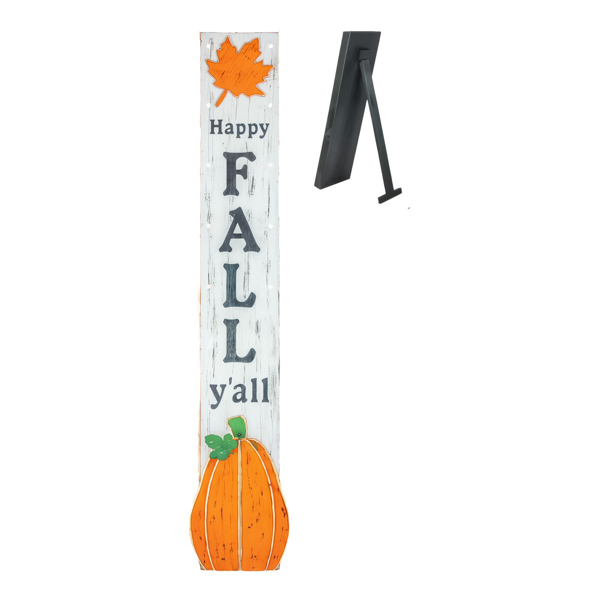 Hanna's Handiworks Happy Fall Yall Easel Porch Sign with LED -- product image