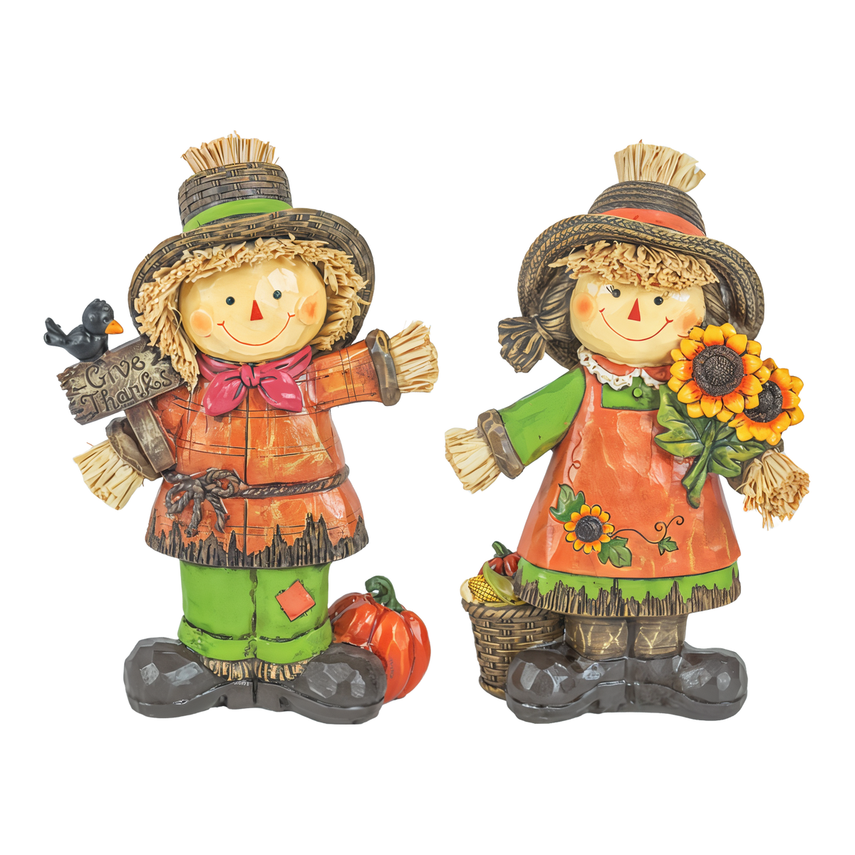 Hanna's Handiworks Sunflower Scarecrow -- product image