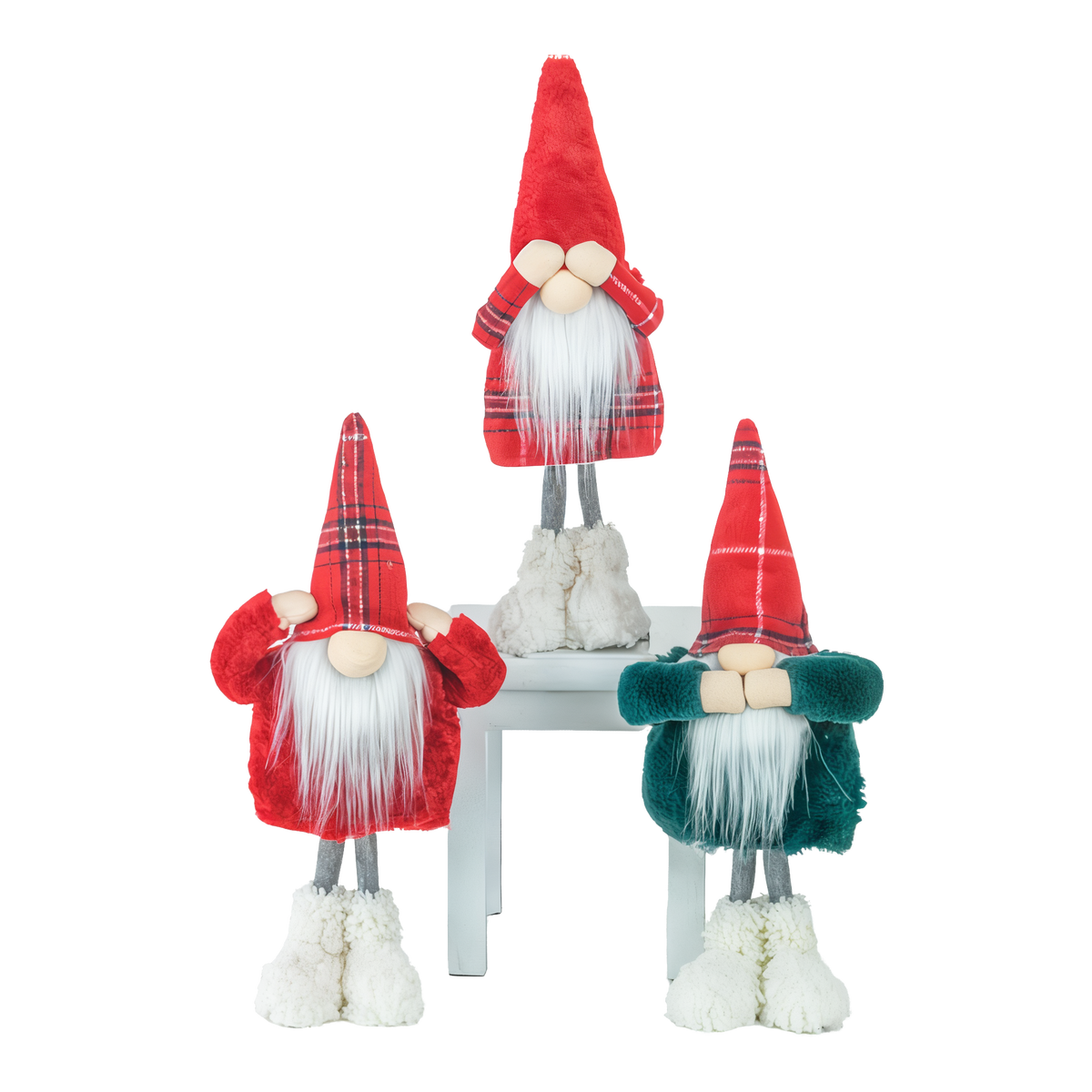 Hanna's Handiworks Winter Red Gnome Stander -- product image