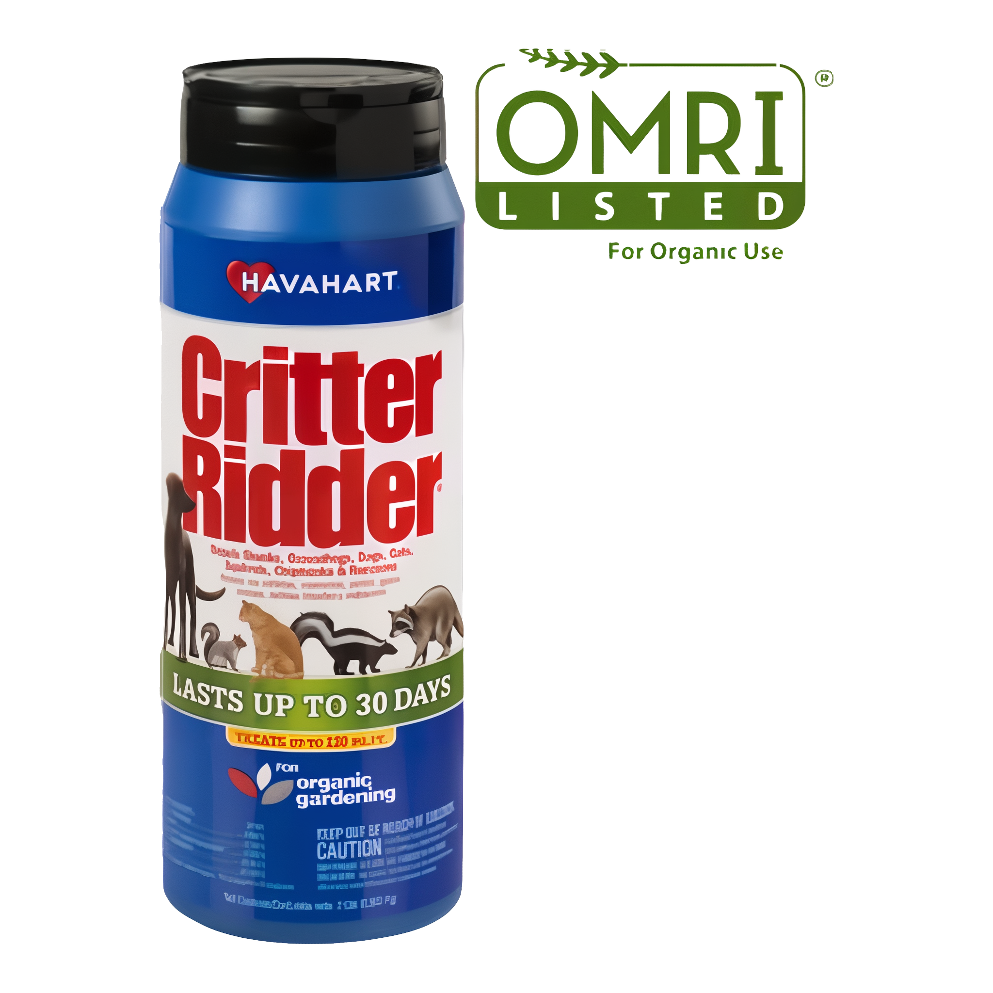 Havahart Critter Ridder OMRI Listed Animal Repellent Granular Shaker