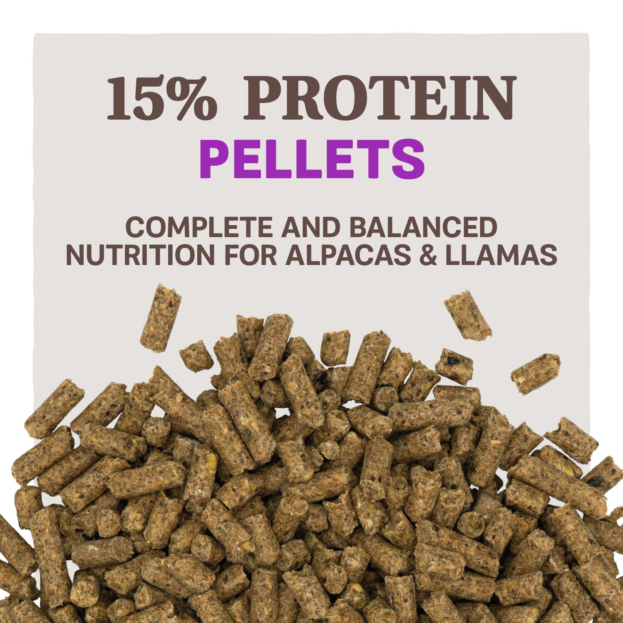 Home Fresh Alpaca Family & Fiber Pellet alpacafamilyfiber pellets 50lb feed