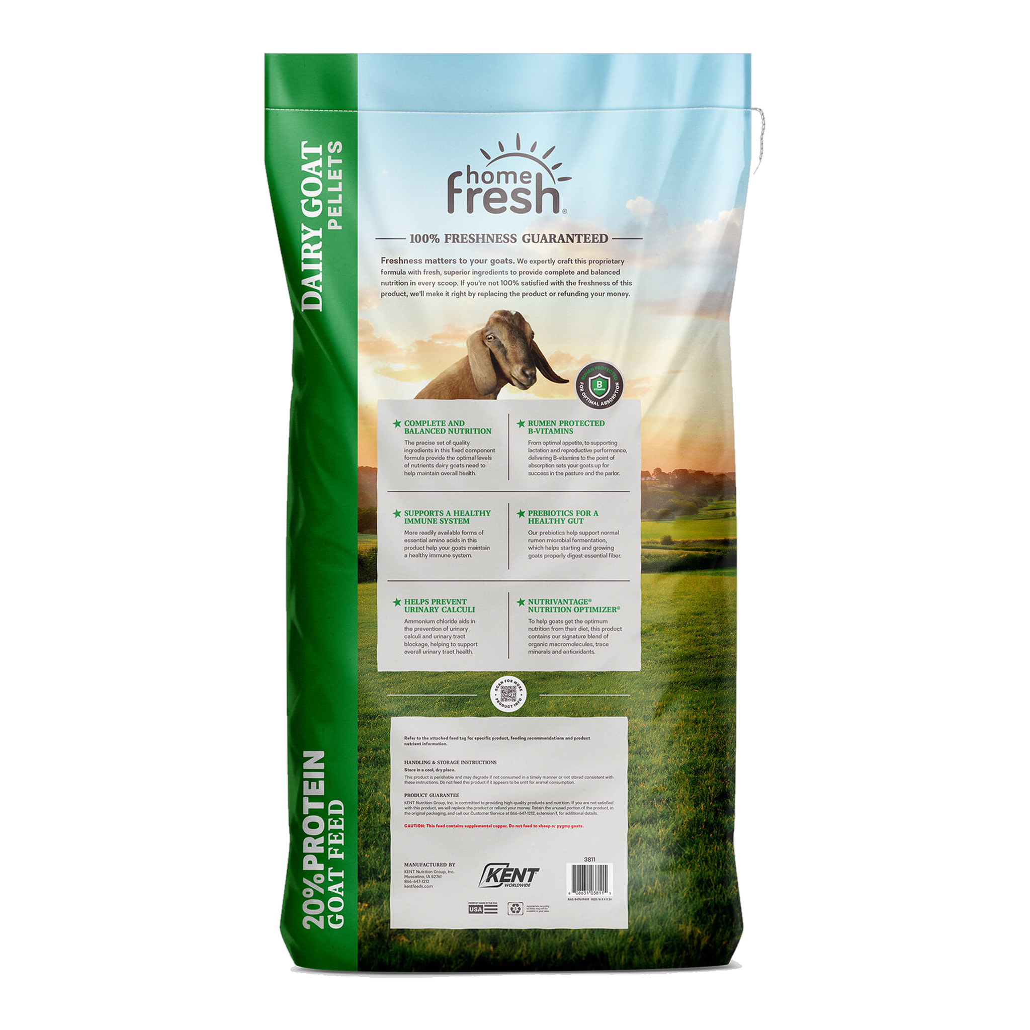 Home Fresh Dairy Goat Pellet dairygoat pellets 50lb back nousa