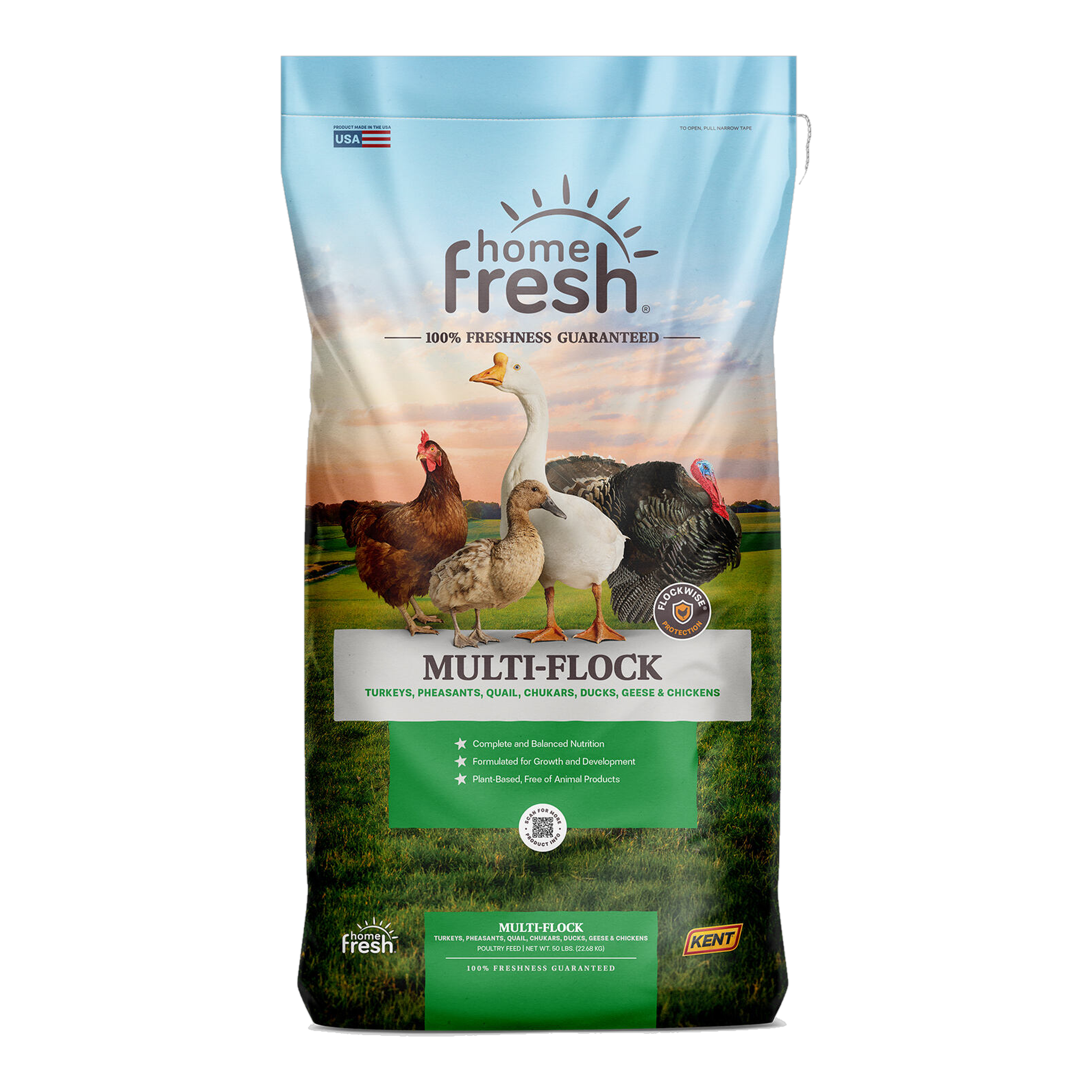 Home Fresh Multi-Flock Chick N Game Starter Grower Crumble Crumble 50 LB #Crumble#50 LB