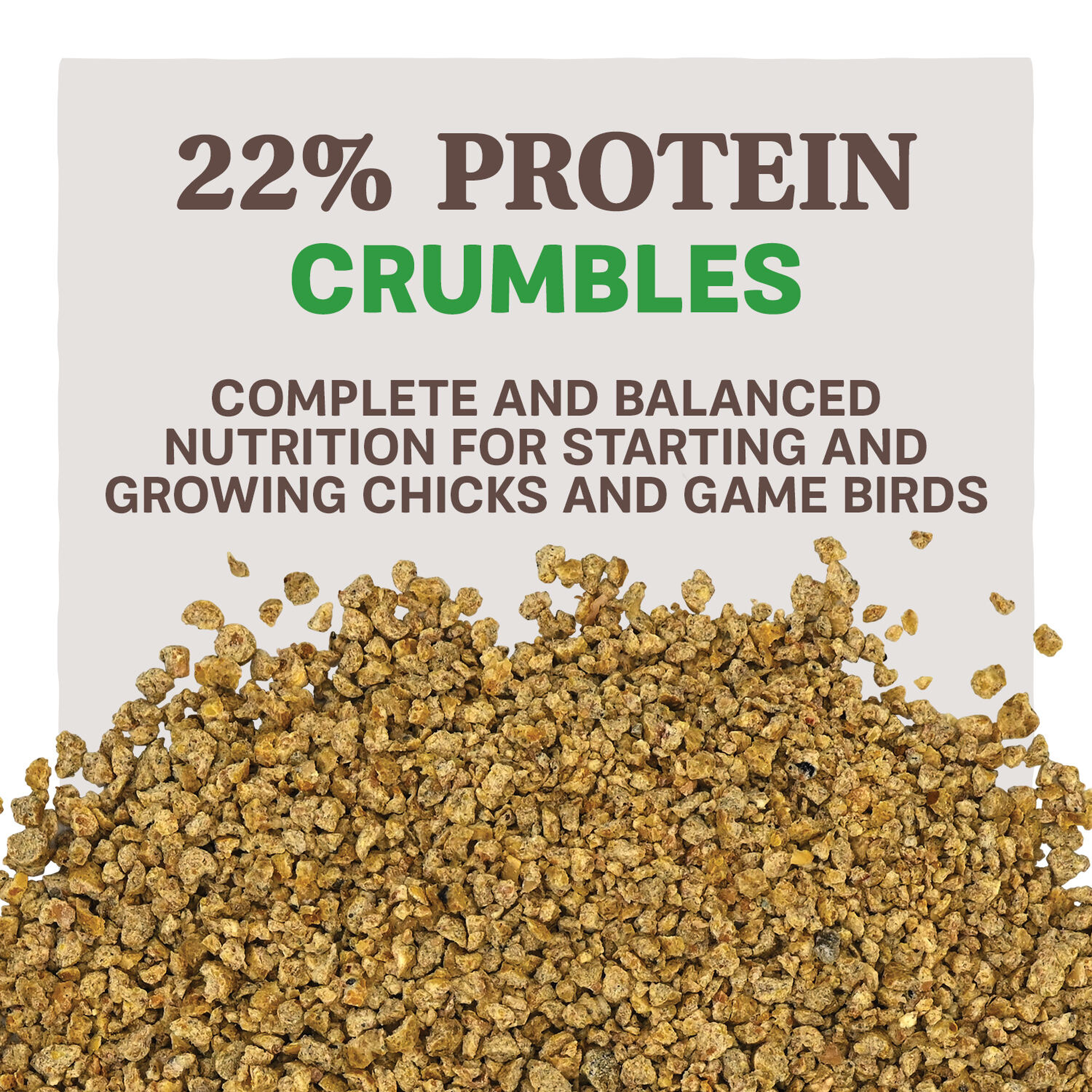 Home Fresh Multi-Flock Chick N Game Starter Grower Crumble mfchickngamestartgrow 50 feed