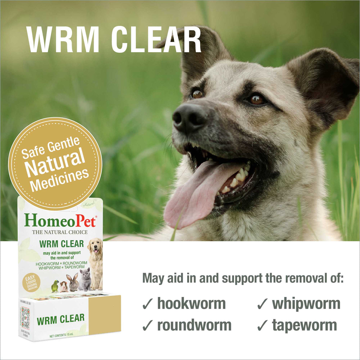 HomeoPet WRM Clear safe gentle natural medicine benefits