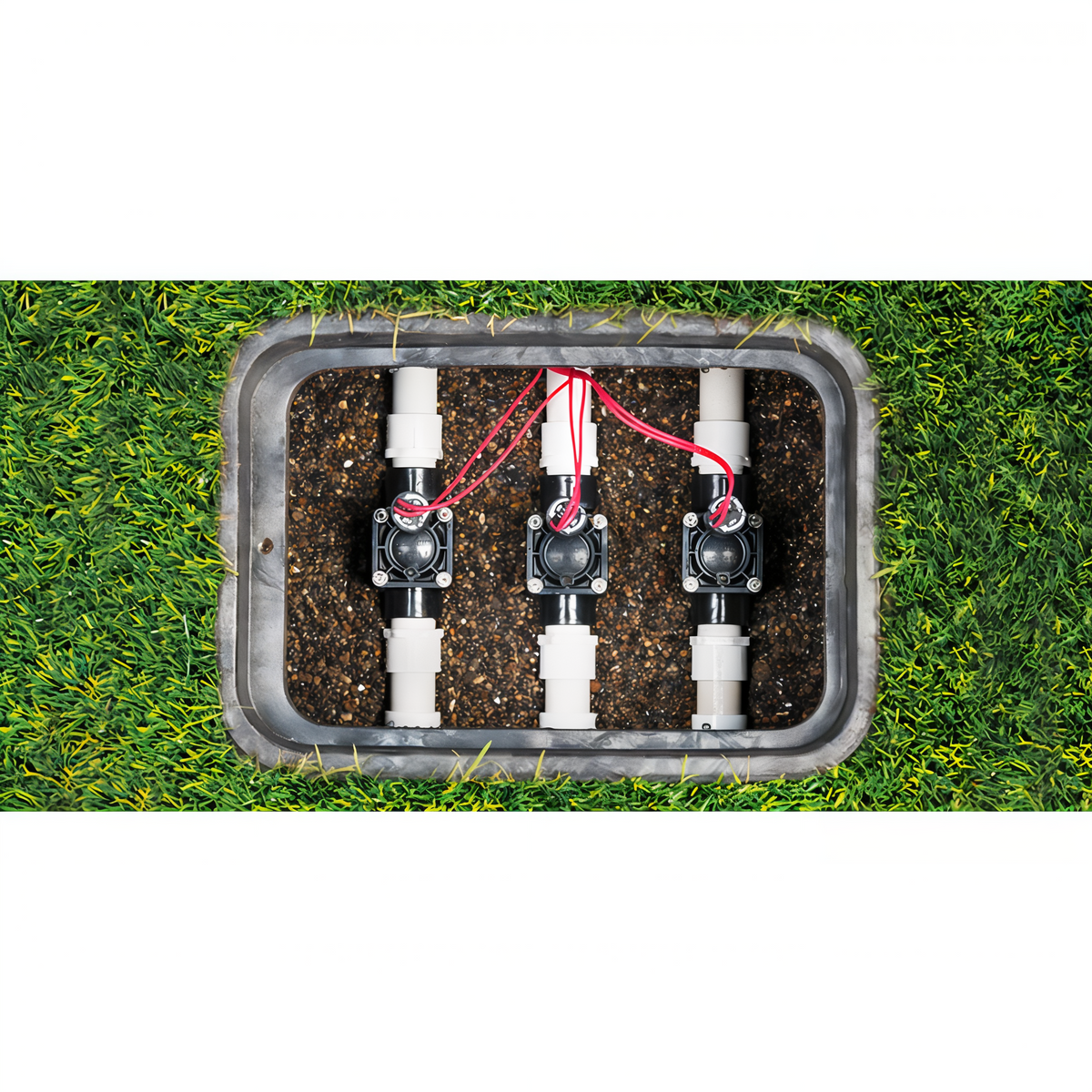 Hunter PGV-101-G-S 1 in. PGV Globe Valve with Flow Control, Slip x Slip -- lifestyle