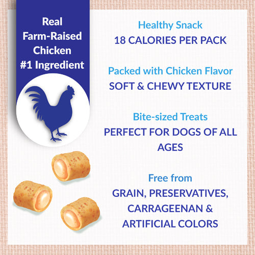 Inaba Churu Fun Bites Chicken with Pumpkin Recipe Dog Treats product highlights tile
