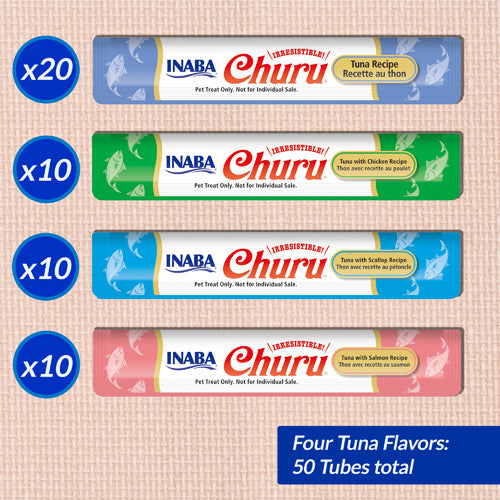Inaba Churu Tuna Variety Jar Cat Treats product highlights tile