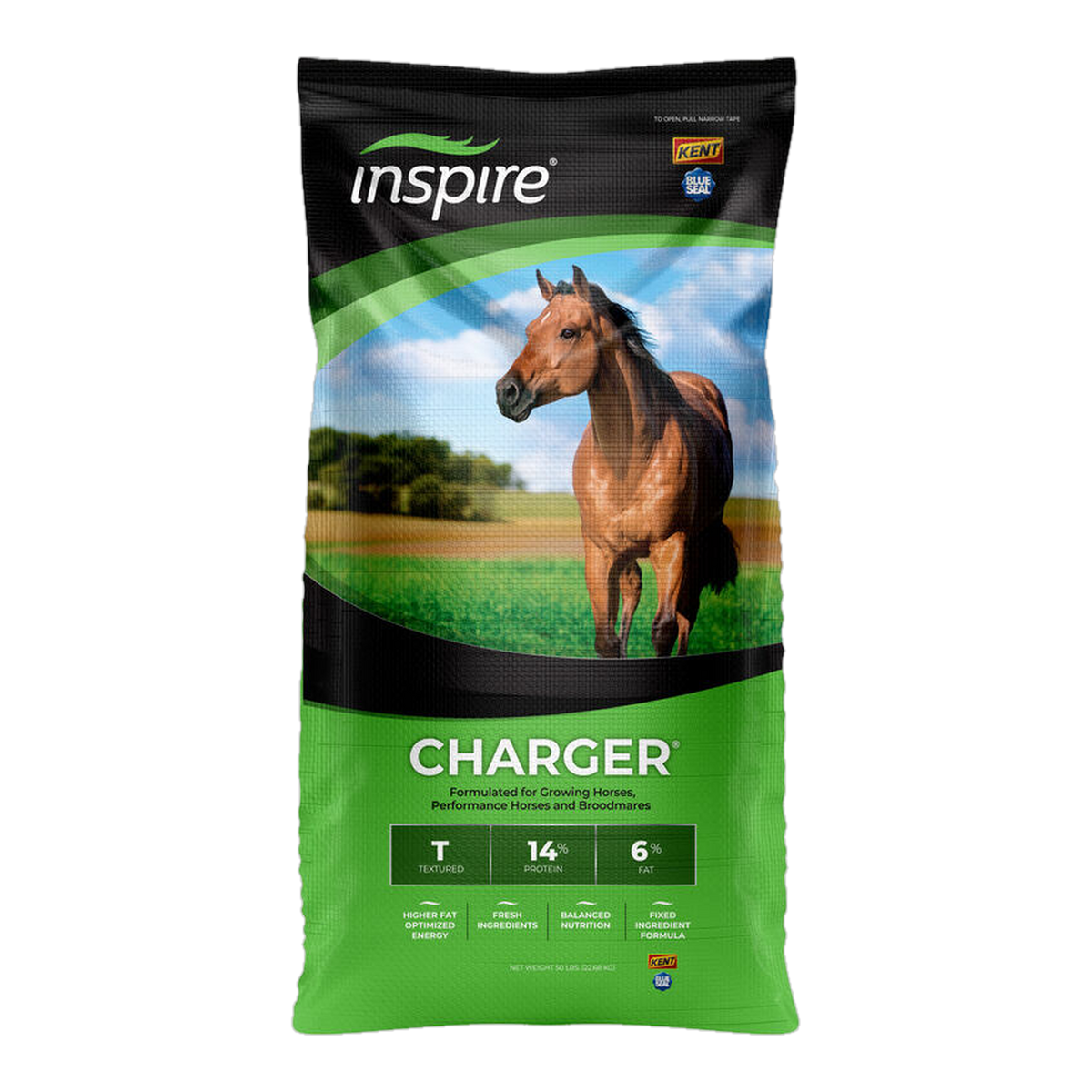 Inspire Charger Textured Horse Feed 50 LB