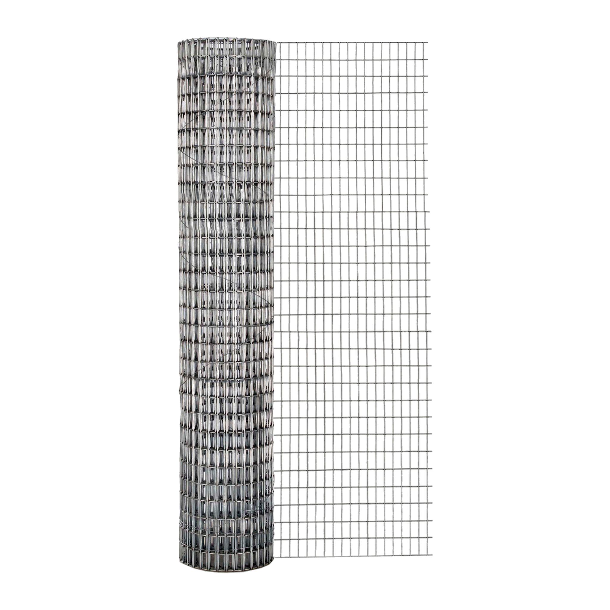 IronRidge galvanized welded wire fence roll with 1/2 inch by 1 inch mesh