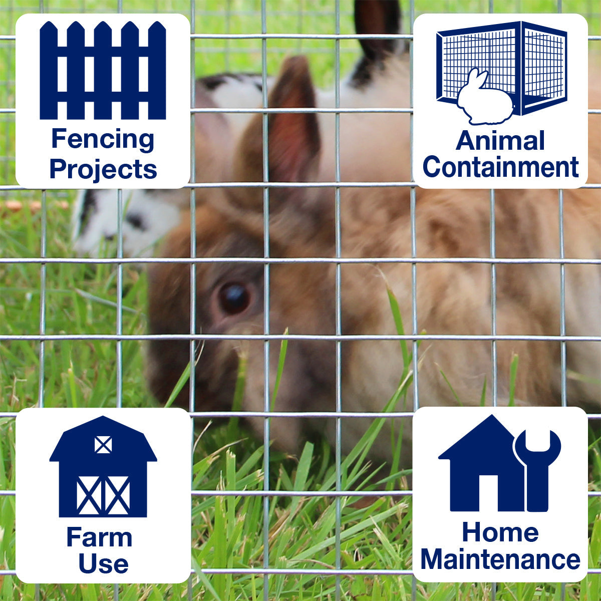 IronRidge welded wire uses: fencing projects, animal containment, farm use, home maintenance