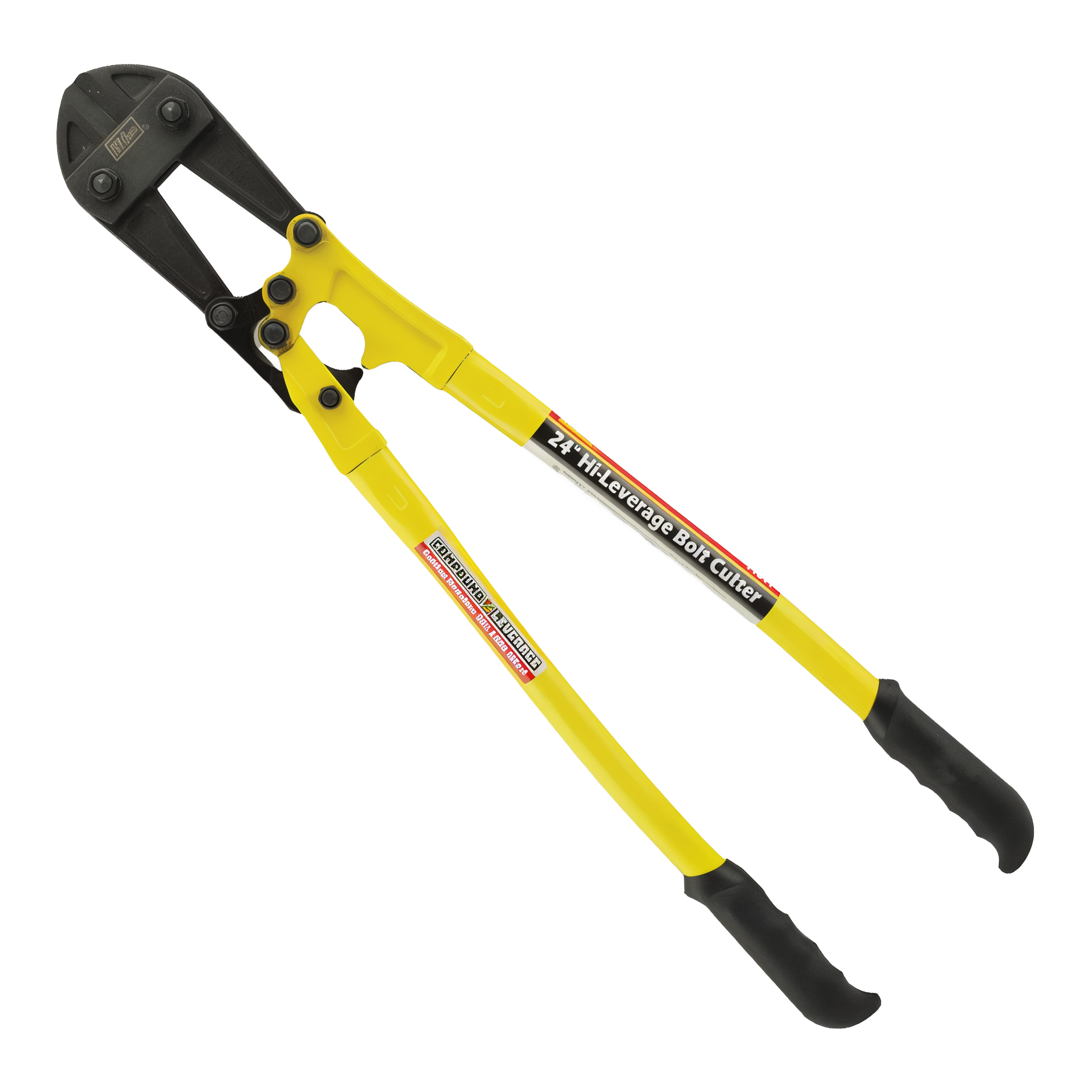 IVY Classic 11011 24-inch Hi-Leverage Compound Bolt Cutter — chrome molybdenum centercut jaws with red textured rubber grips for cutting bolts, bar, and chain