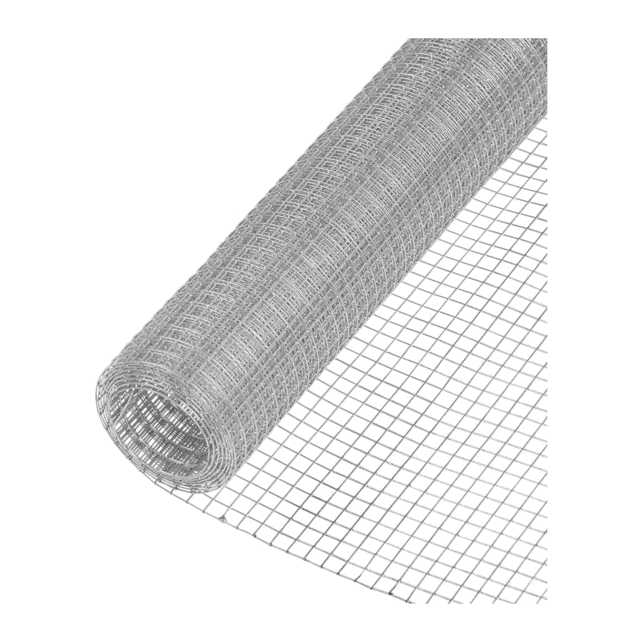 Jackson Wire galvanized hardware cloth roll with 1/2 inch welded steel mesh, 24 inches by 5 feet