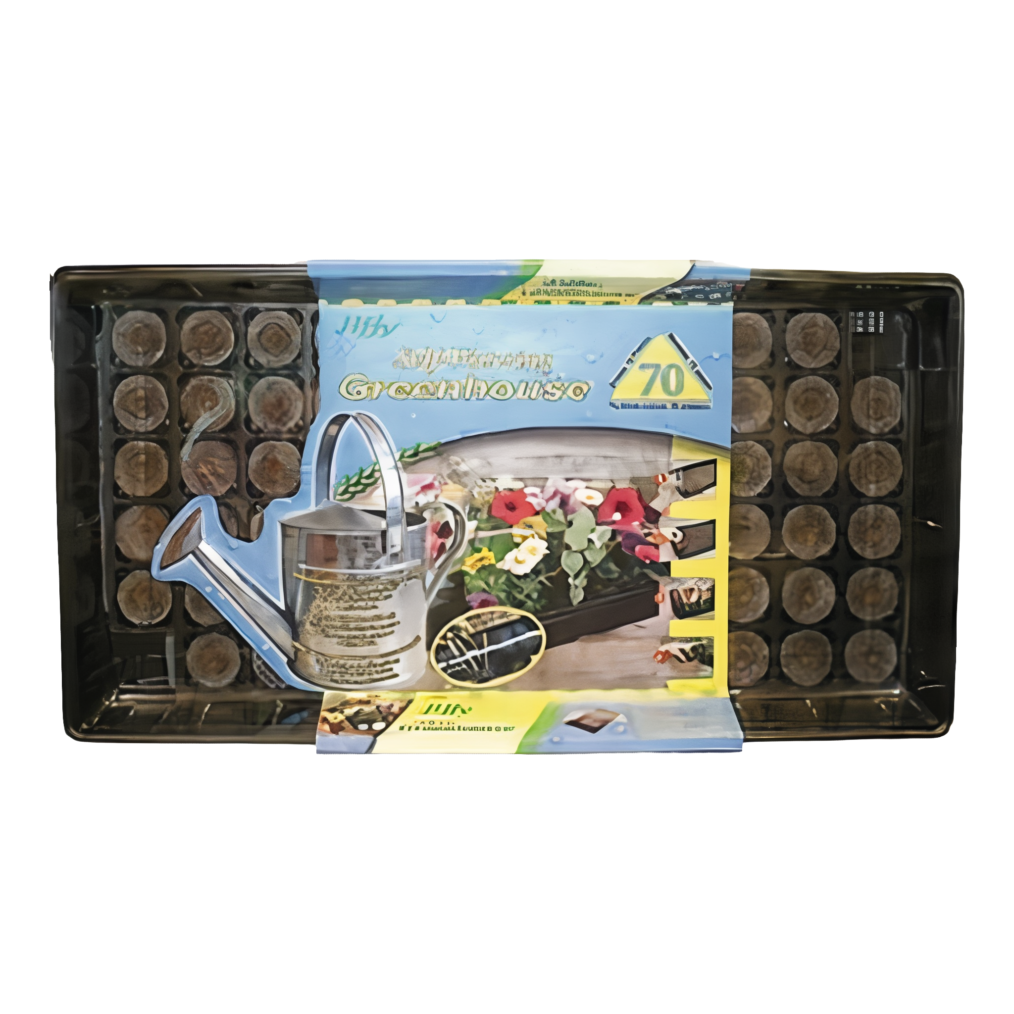 Jiffy 70-Cell Self-Watering Greenhouse Seed Starter Kit