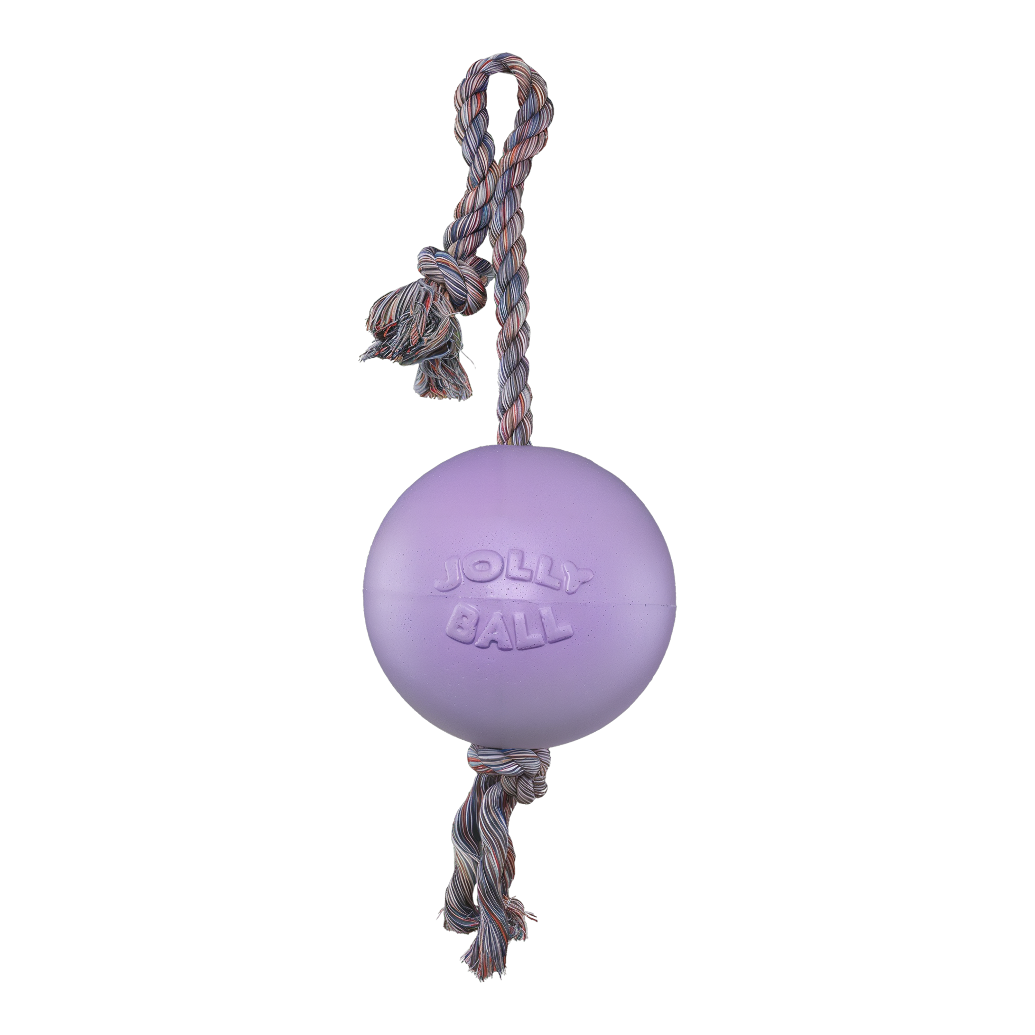 Jolly Pets Romp-n-Roll Dog Toy Light Purple Medium (6")