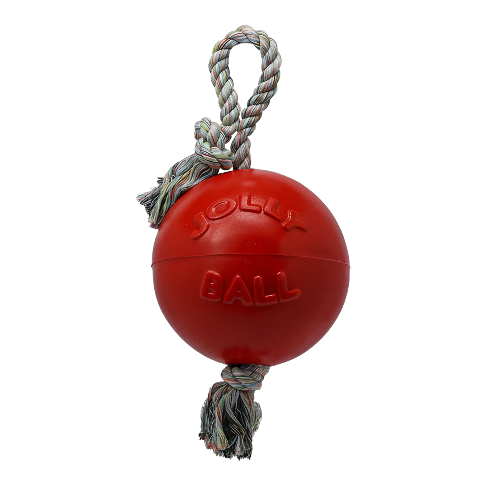 Jolly Pets Romp-n-Roll Dog Toy Red Small (4.5")