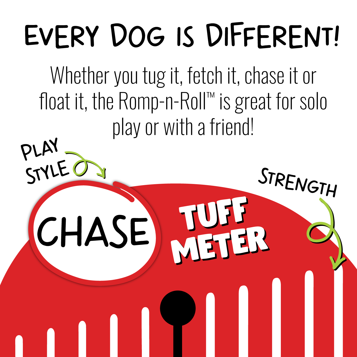 Jolly Pets Romp-n-Roll Dog Toy