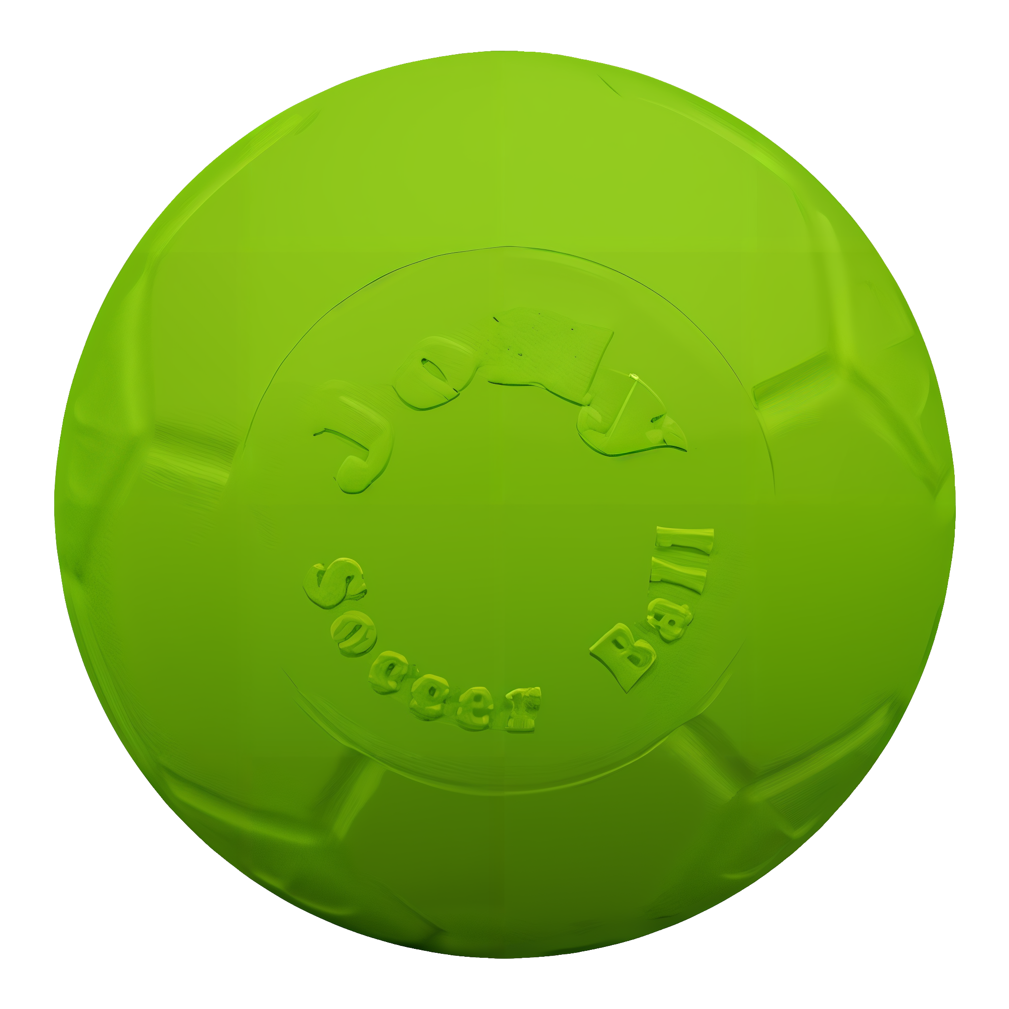 Jolly Pets Soccer Ball rubber dog chew toy, 6 inch size