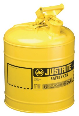 Justrite Type I Galvanized Steel Safety Can