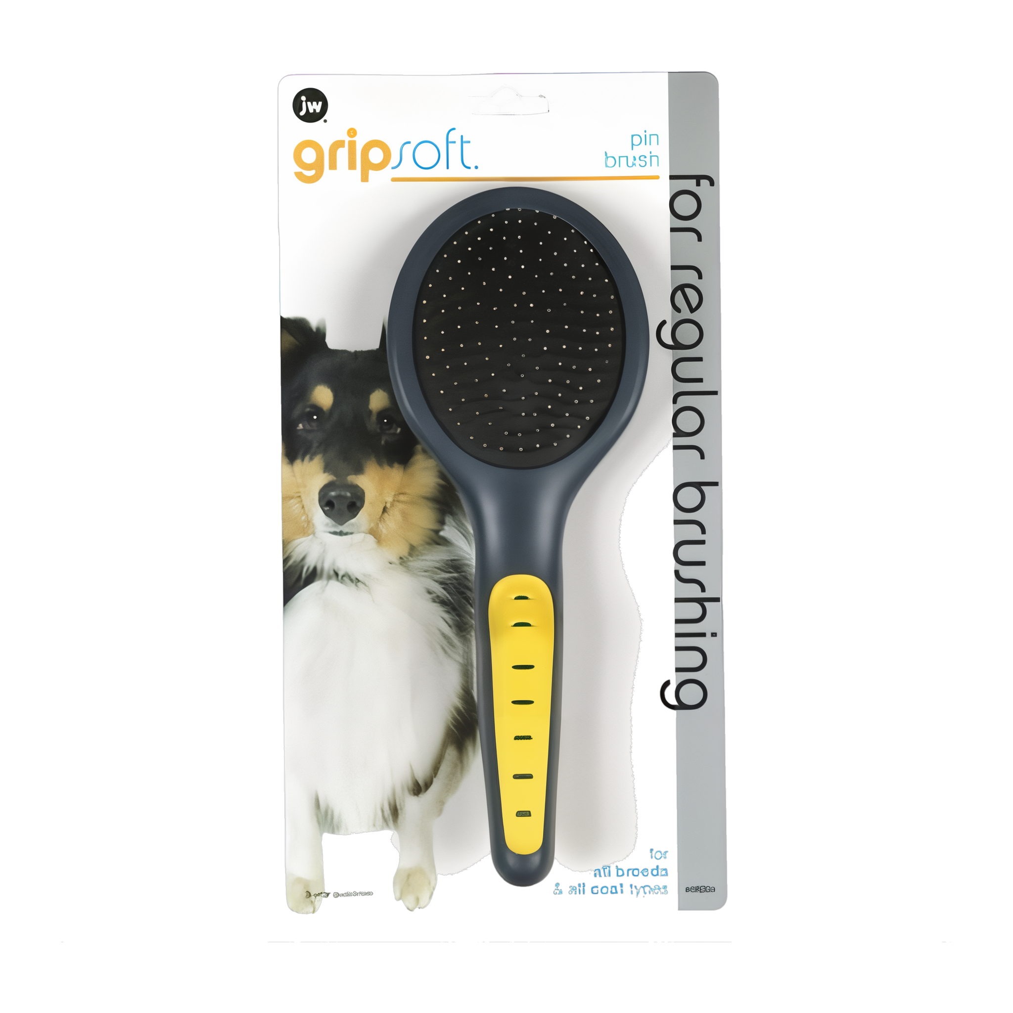 JW Gripsoft Pin Brush in retail packaging #Per Unit