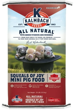 Kalmbach Feeds Squeals of Joy Mini Pellet Food for Mini Pigs