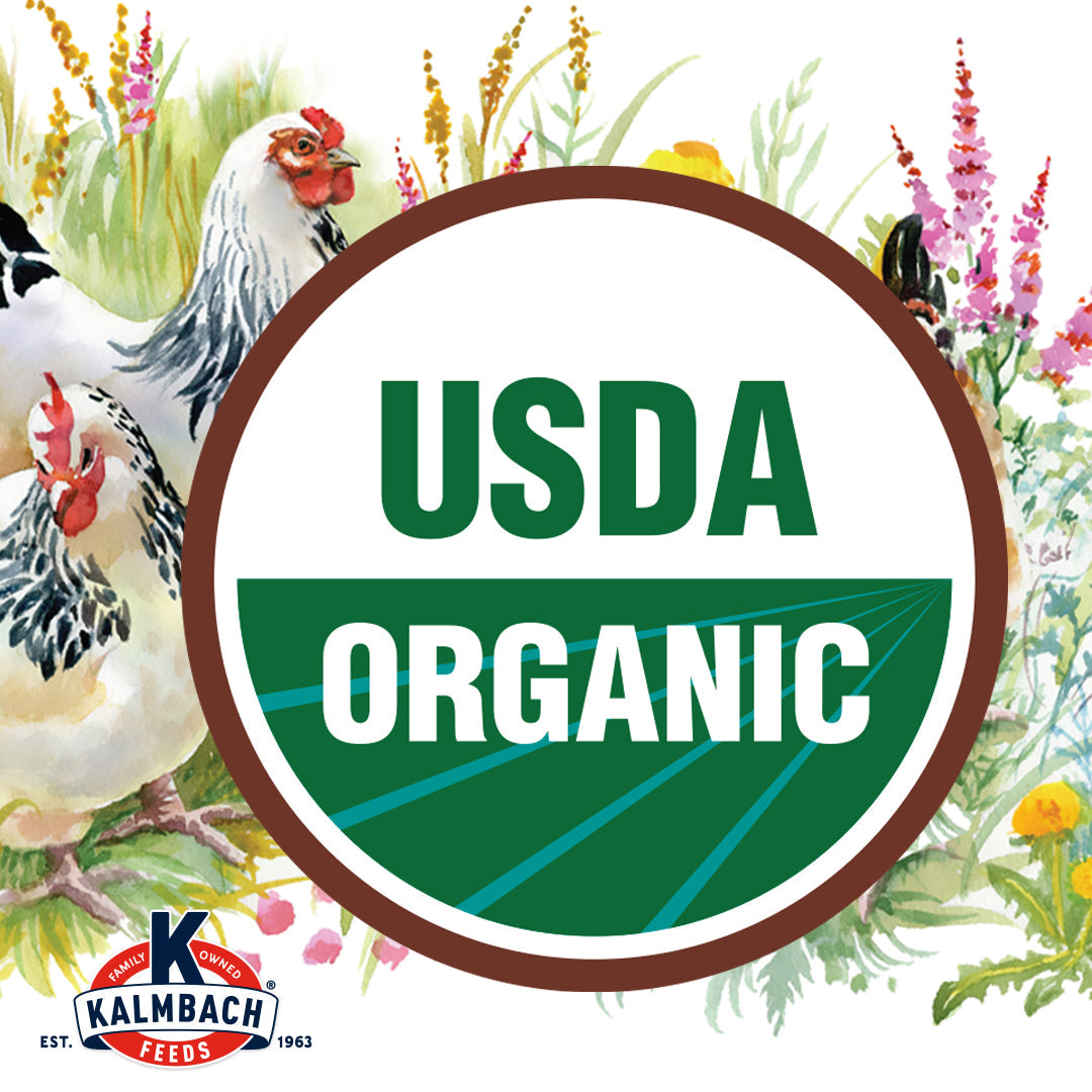 USDA Organic certification graphic for Kalmbach Organic Henhouse Reserve