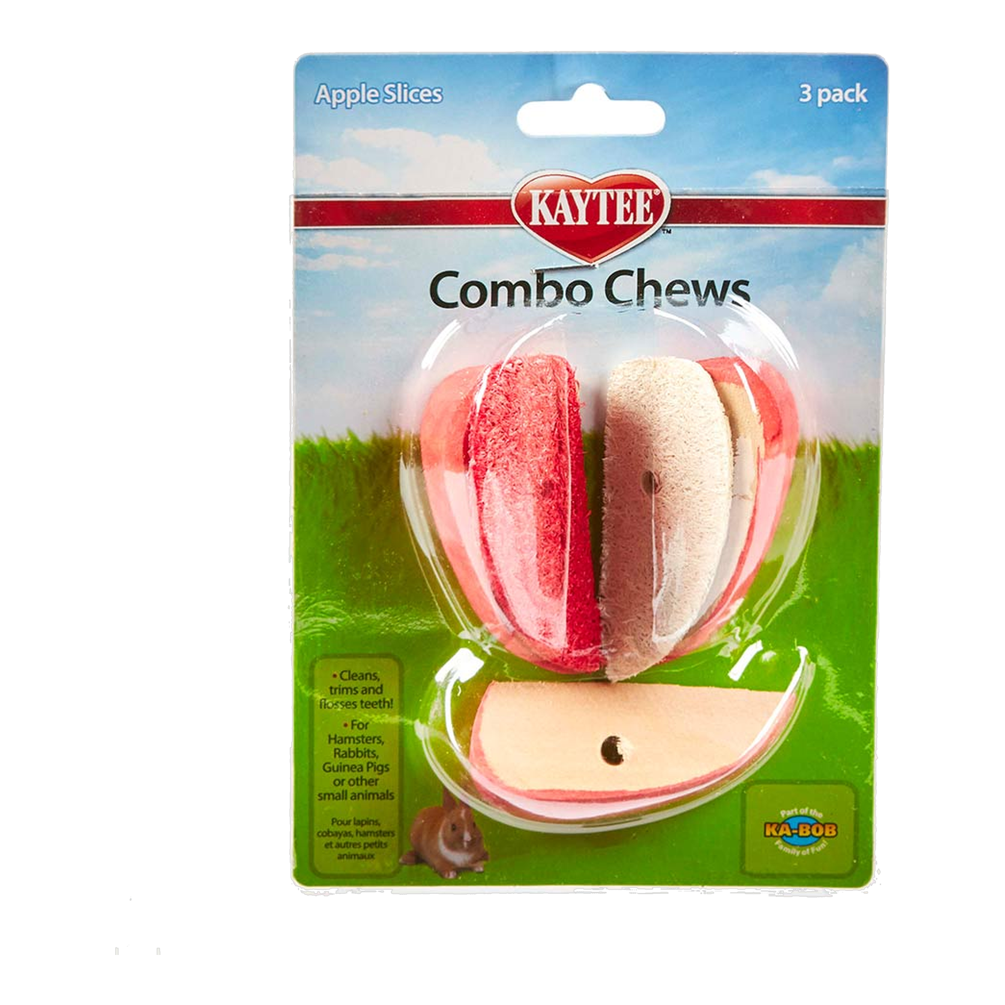 Kaytee Combo Chews Apple Slices, 3 Pack package front #3 Pack