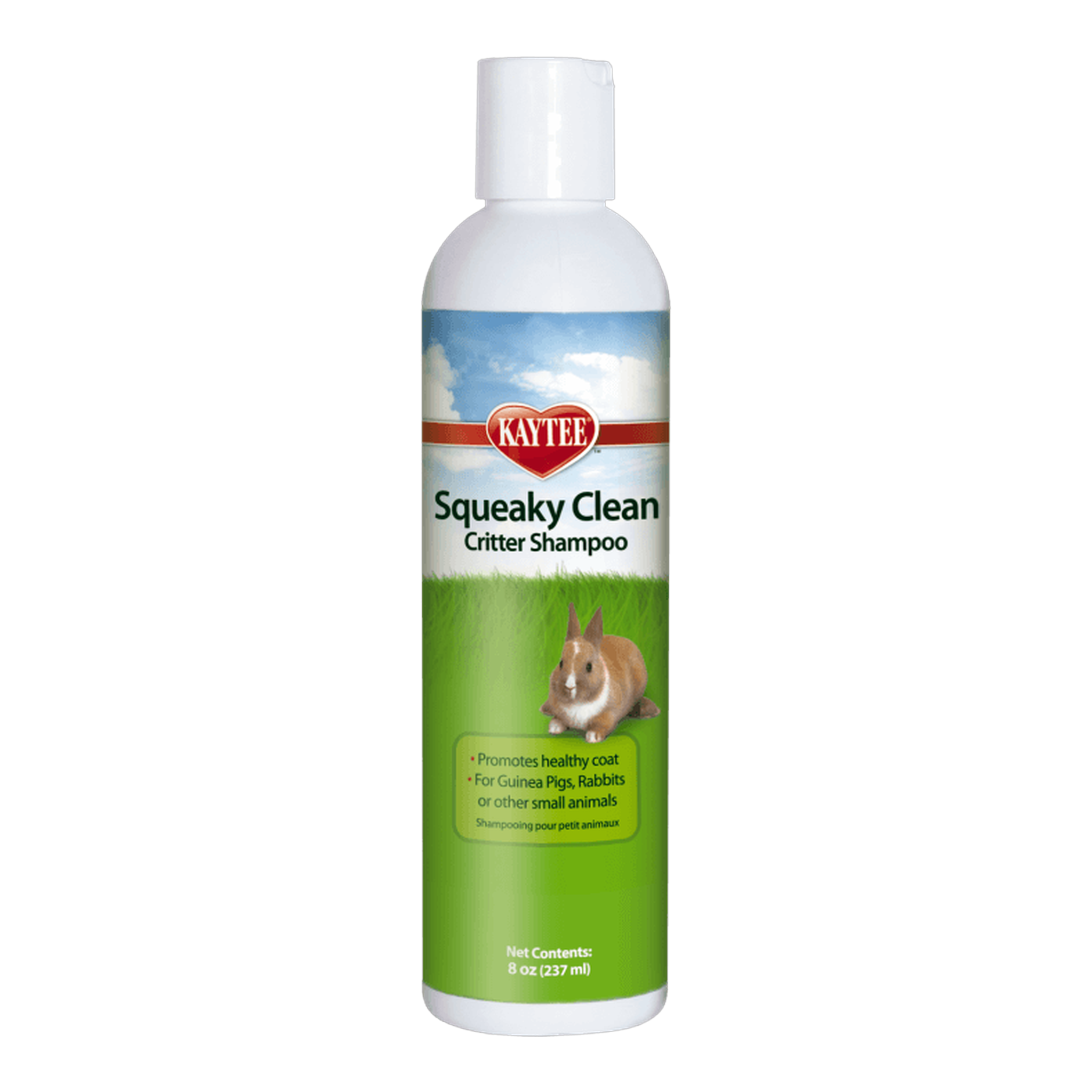 Kaytee Squeaky Clean Critter Shampoo, 8 Ounce bottle front #8 Ounce