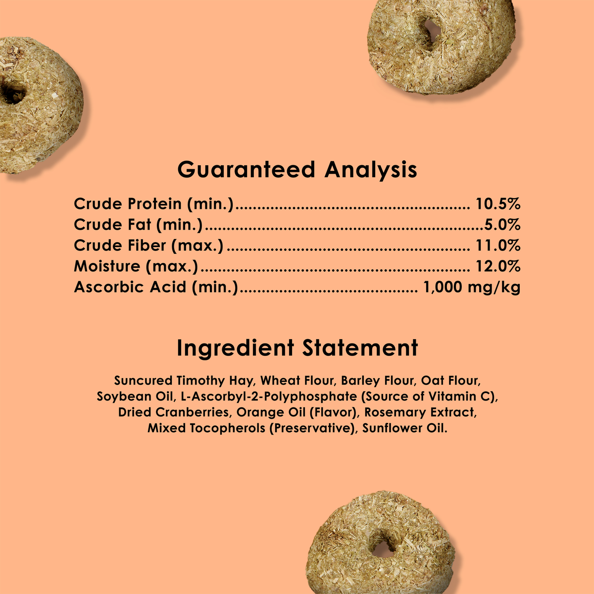 Kaytee Super C Bites, 4 Ounce guaranteed analysis