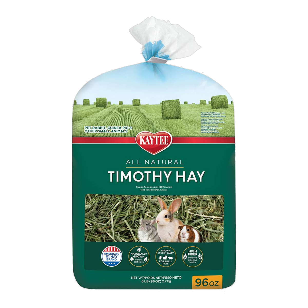 Kaytee Timothy Hay, 96 Ounce package front