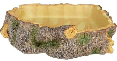 Komodo Reptile Wood Corner Bowl