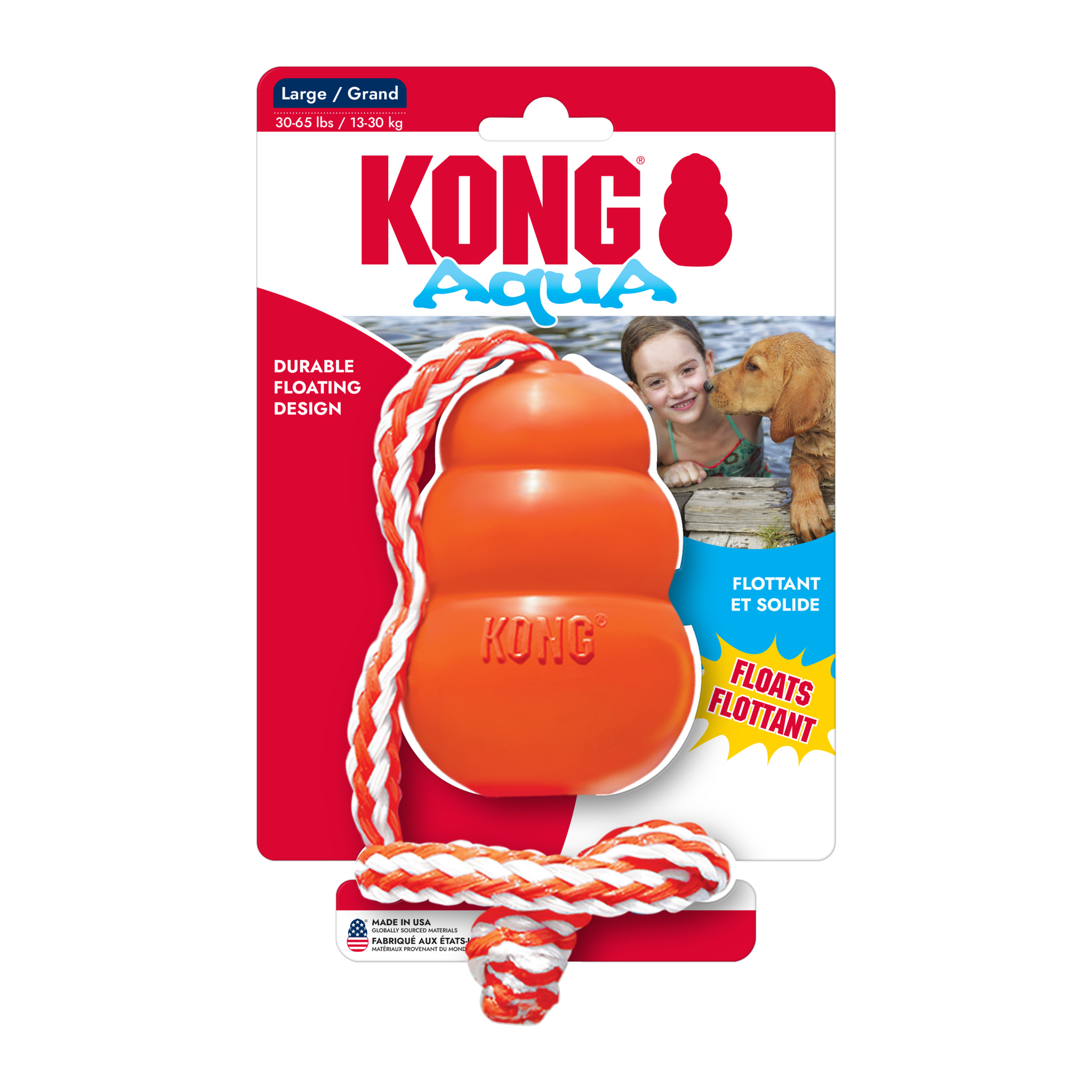 KONG Aqua Dog Toy Large retail packaging