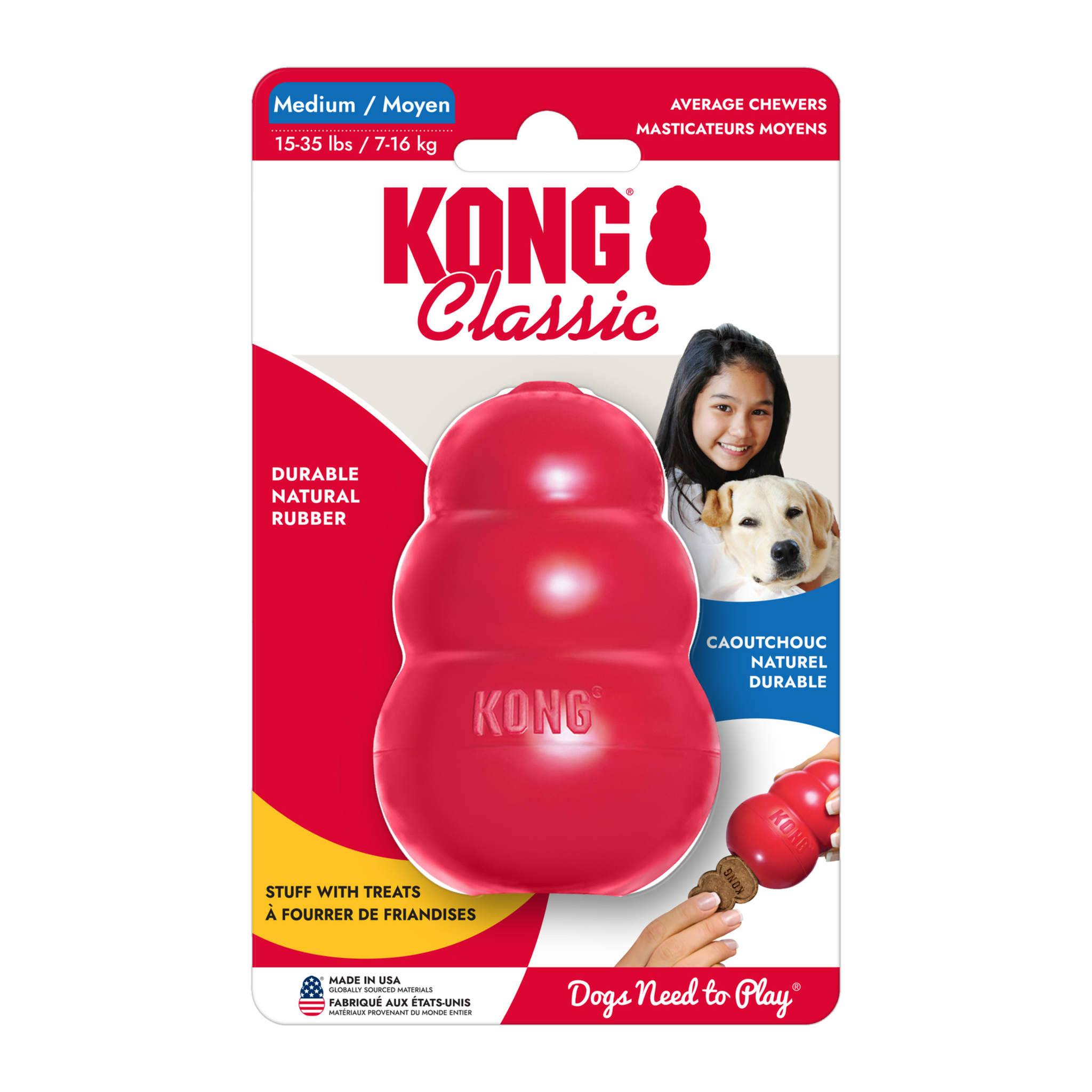 KONG Classic Medium package front